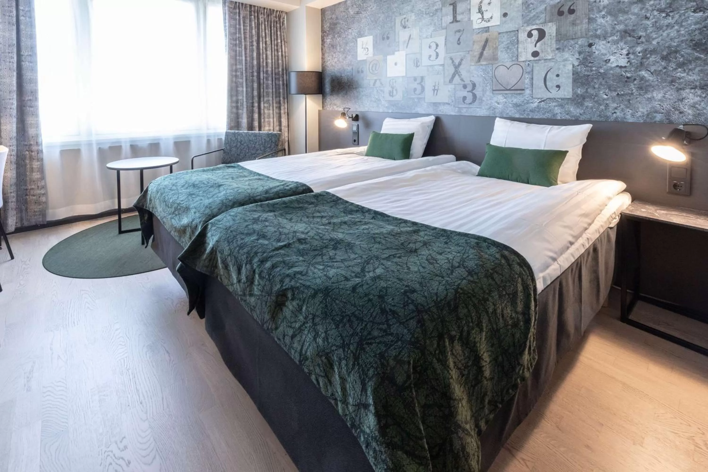 Photo of the whole room, Bed in Scandic Kallio