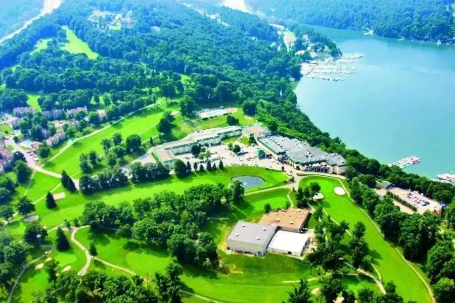 Golfcourse, Bird's-eye View in Lakeview Golf Resort, Trademark Collection by Wyndham