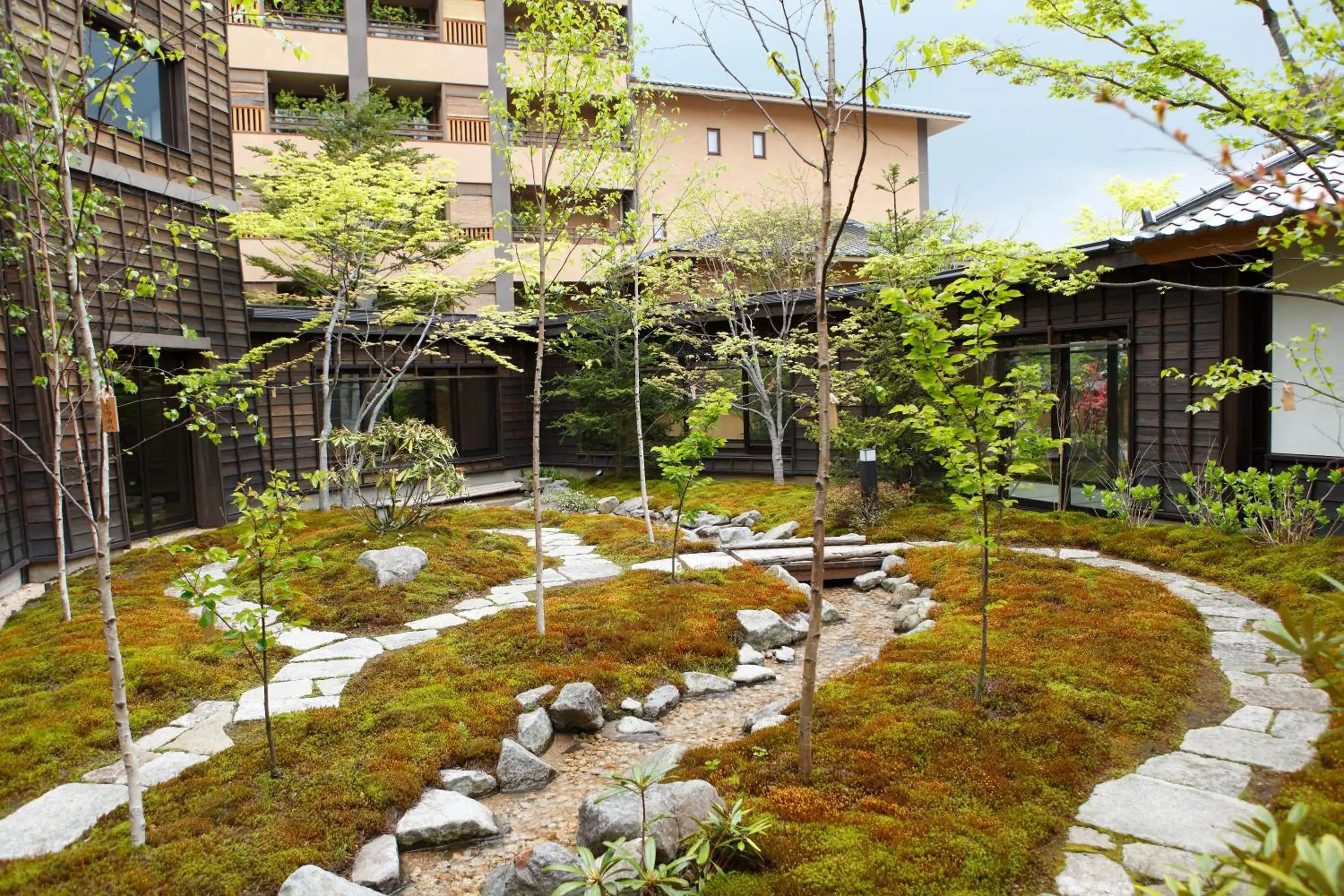 Garden, Property Building in Tokinoniwa Hotel