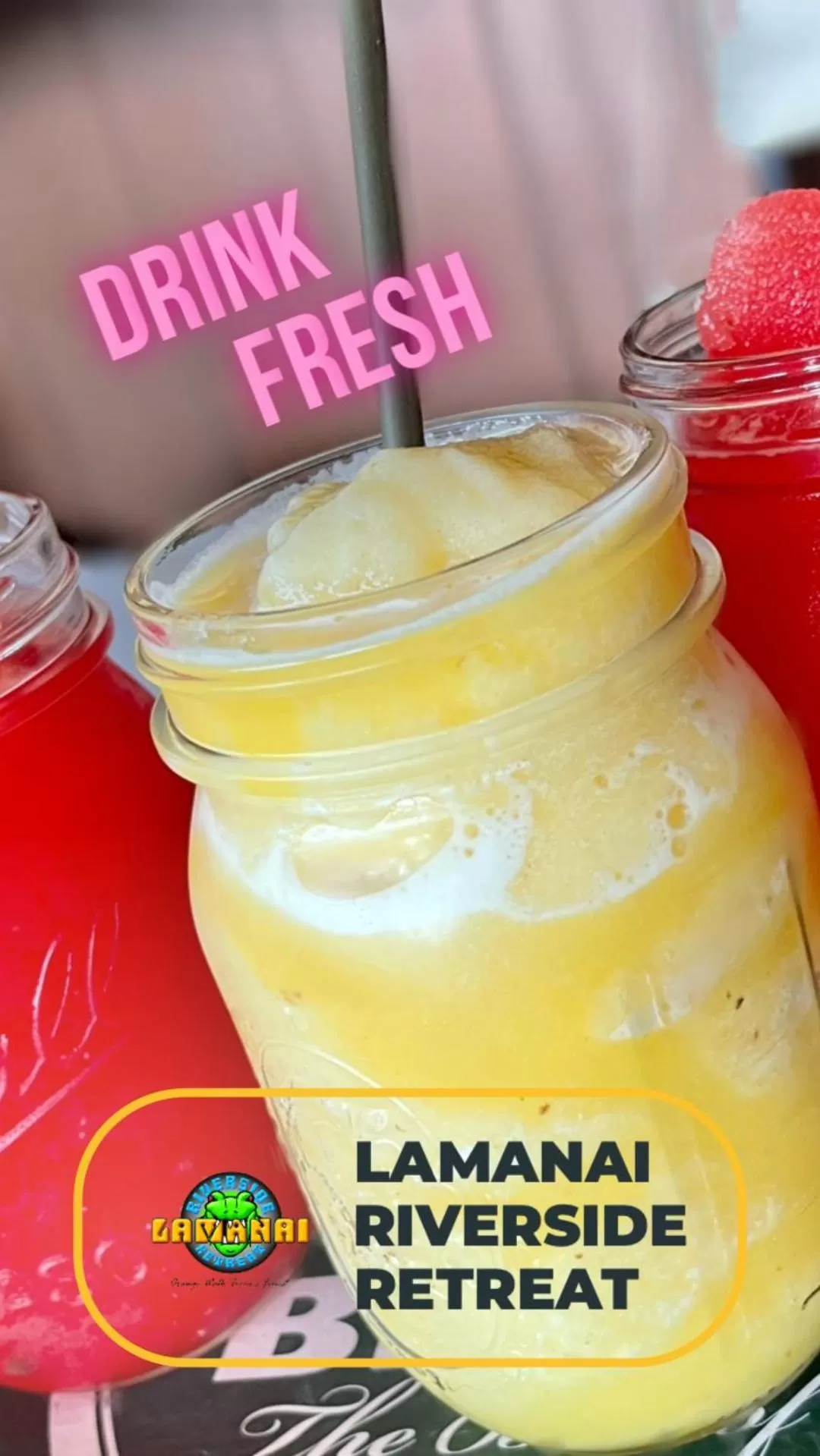 Lounge or bar in Lamanai Riverside Retreat