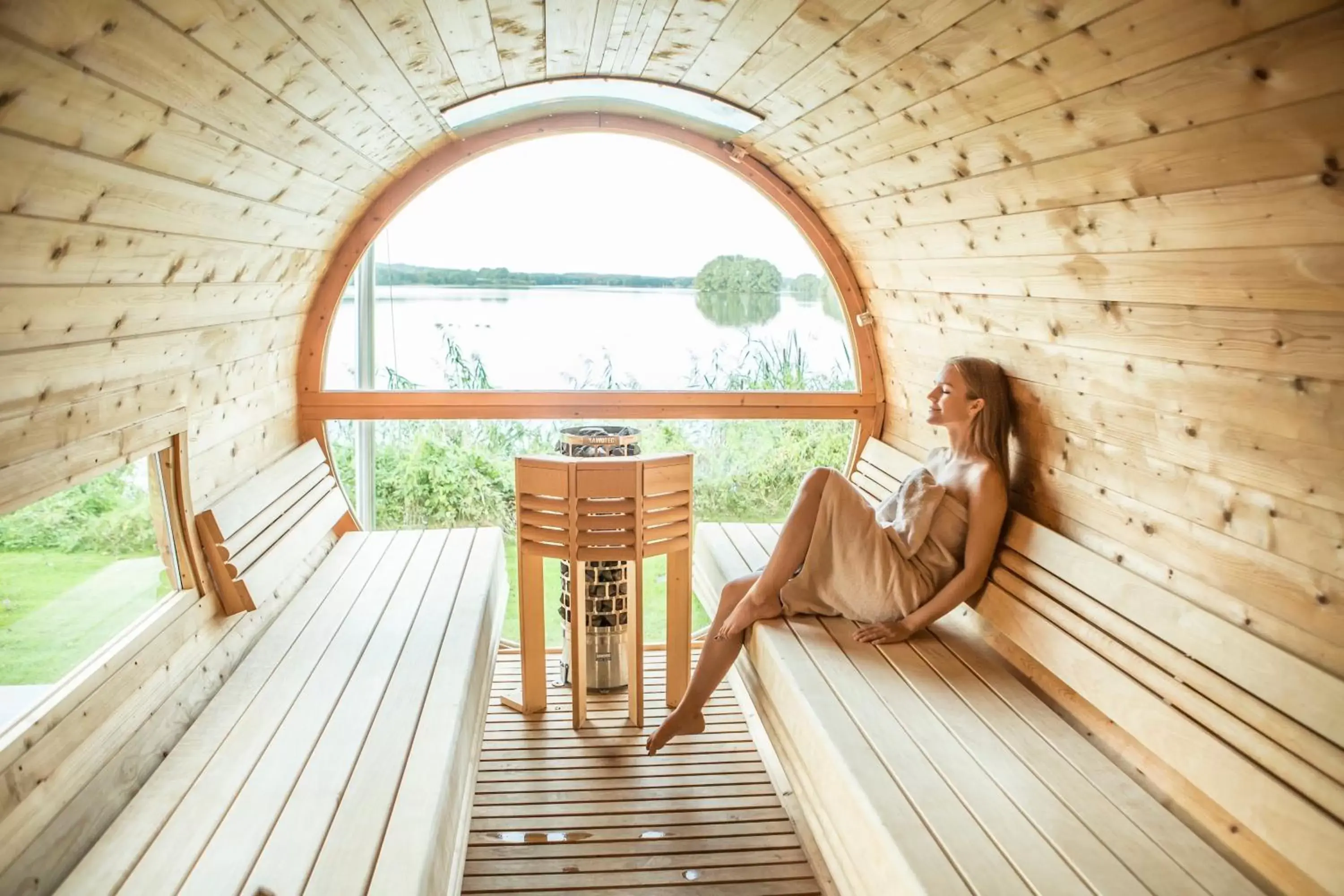 Sauna in Seehotel Töpferhaus