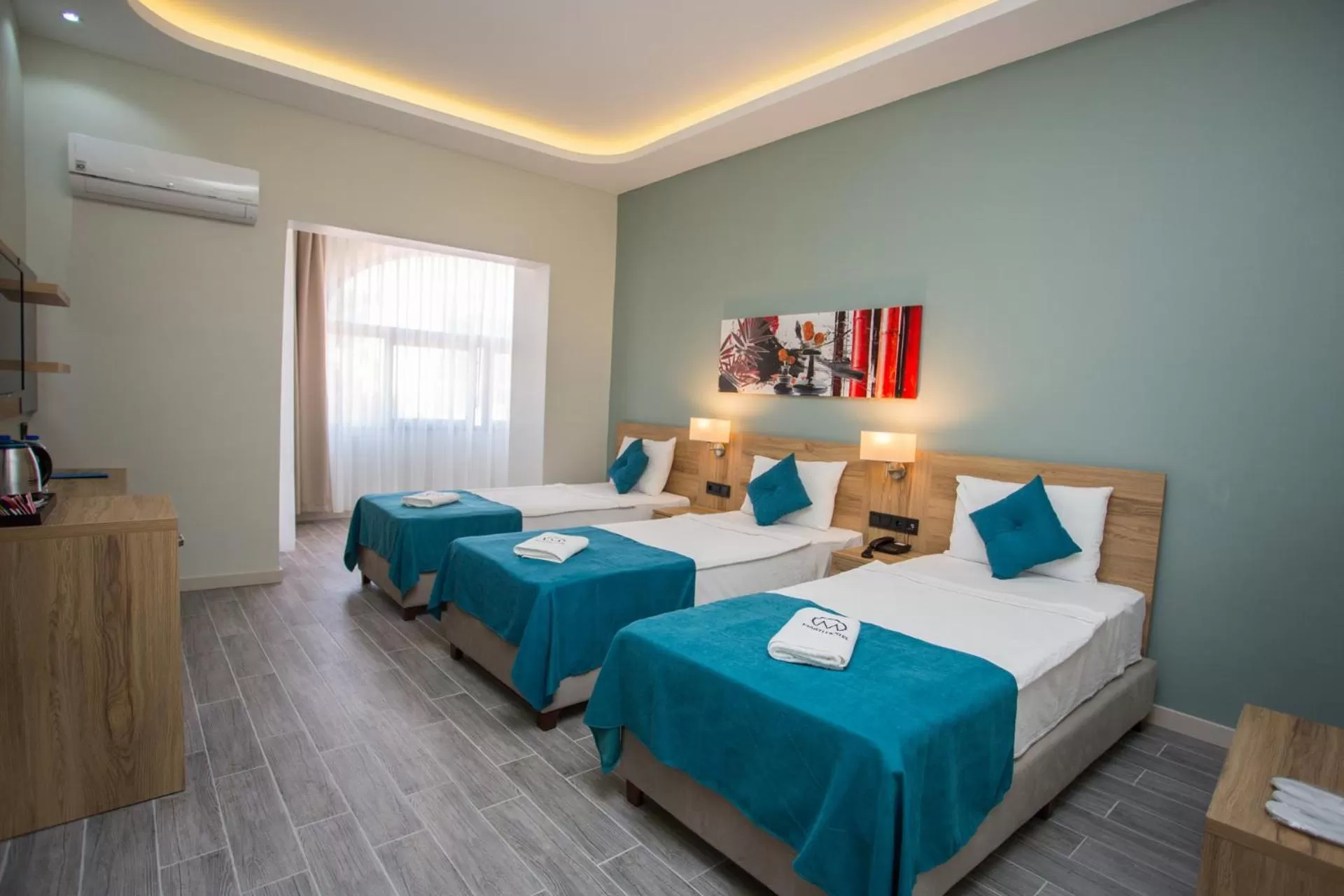 Bed in Marti Beach Hotel