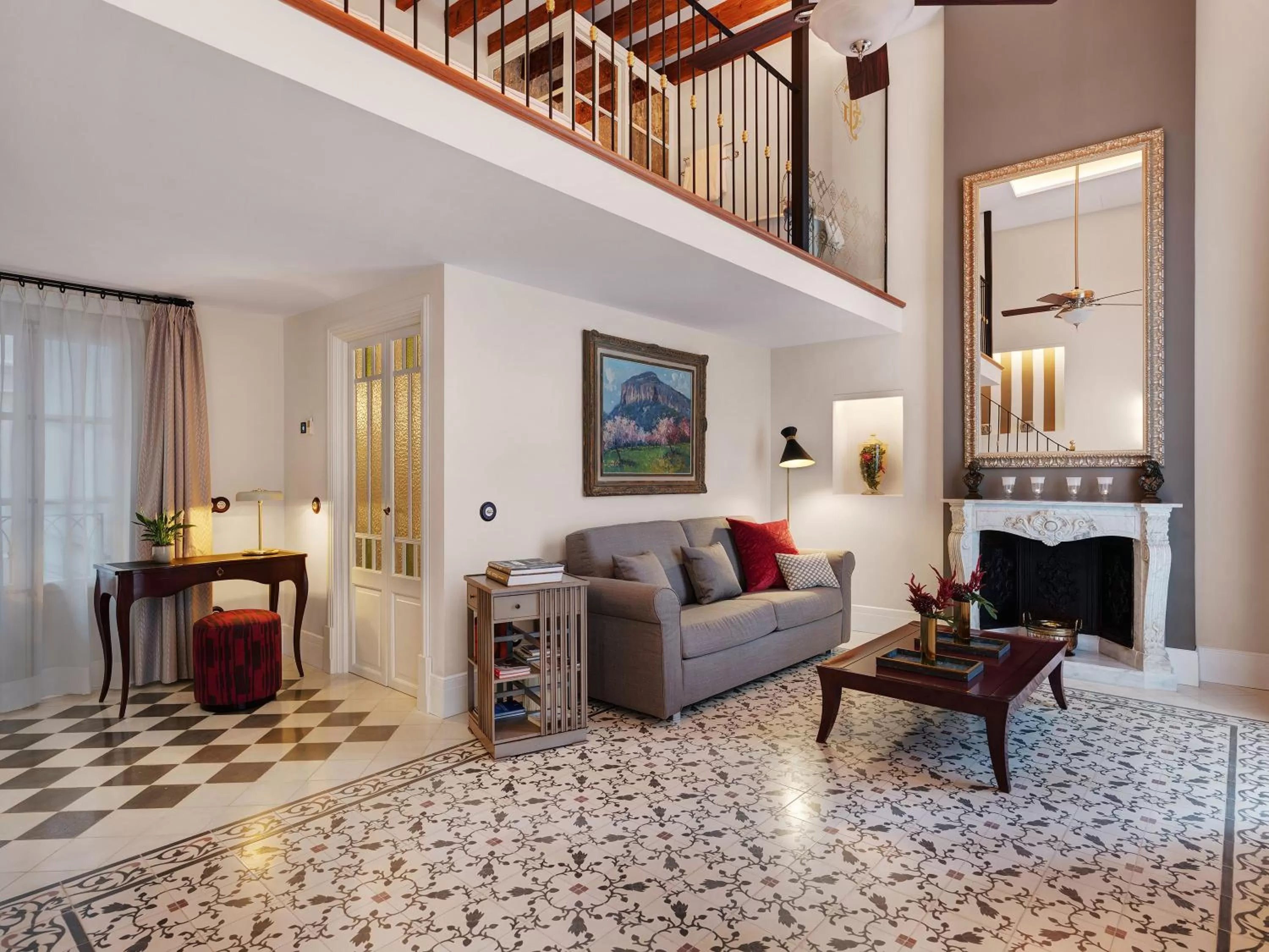 Living room in Hotel Gloria de Sant Jaume