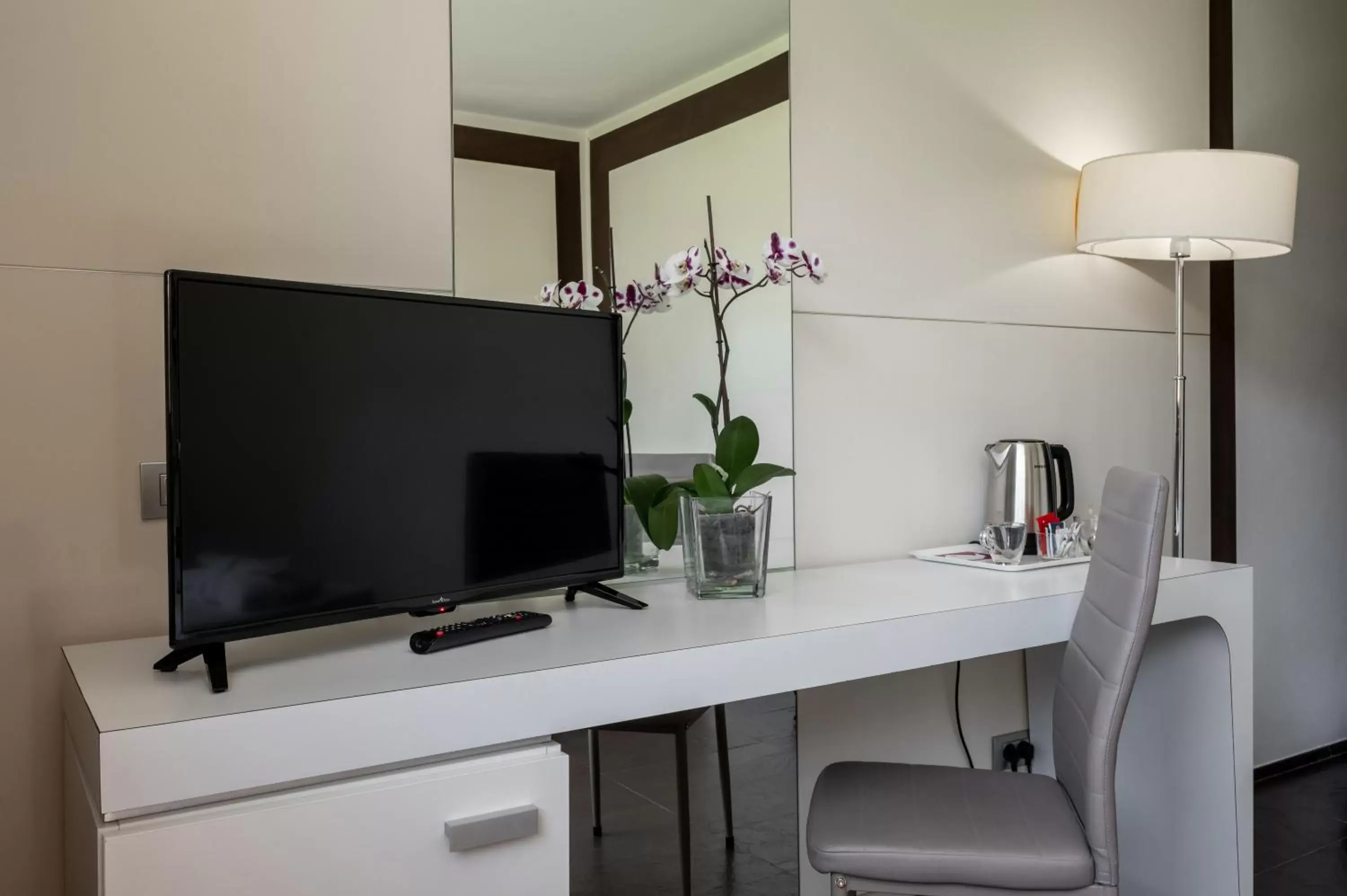 TV and multimedia, TV/Entertainment Center in Hotel City Parma