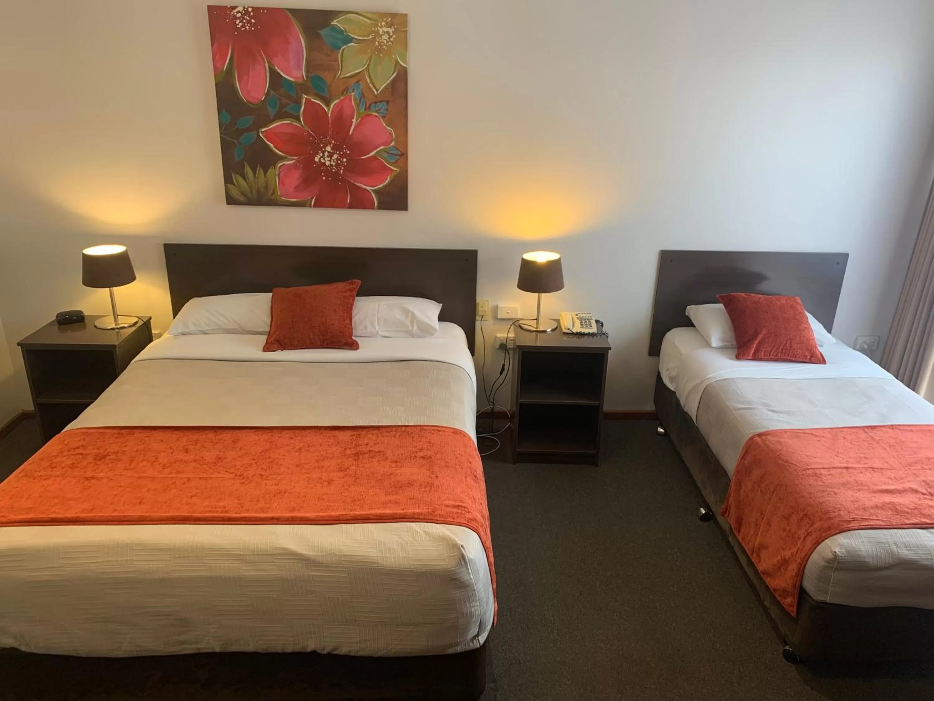 Bed in Ploughmans Motor Inn