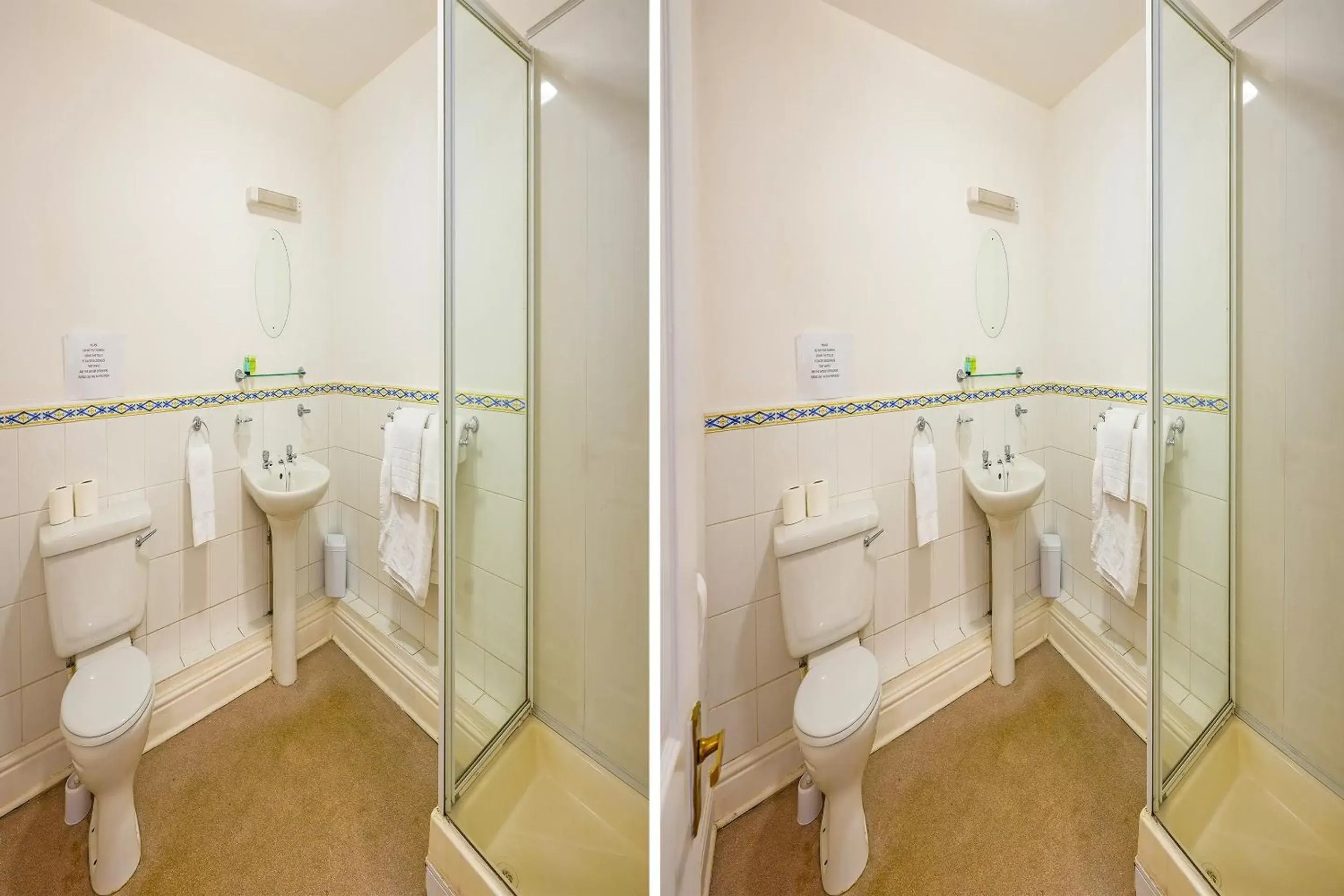 Bathroom in OYO The White Horse, Ripon North Yorkshire Bathroom in OYO The White Horse, Ripon North Yorkshire