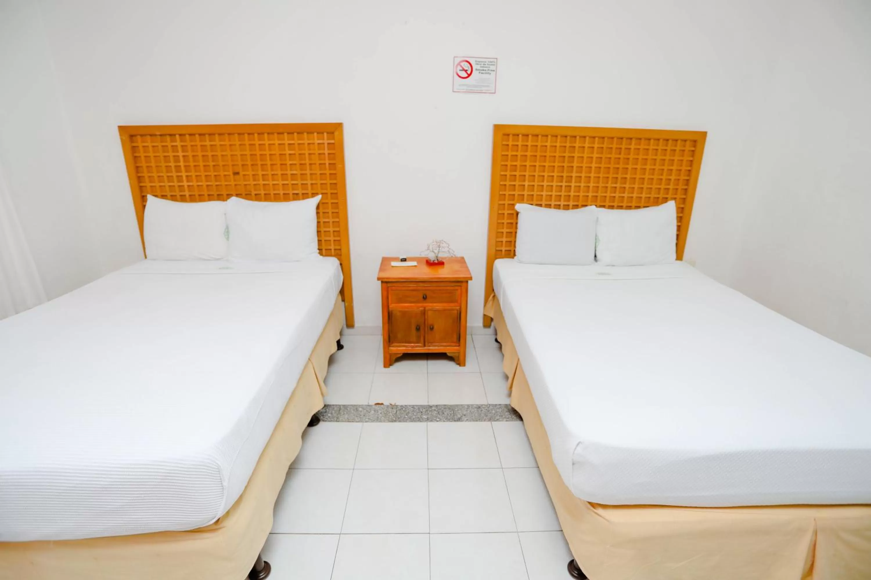 Bed in Hotel Santa Maria