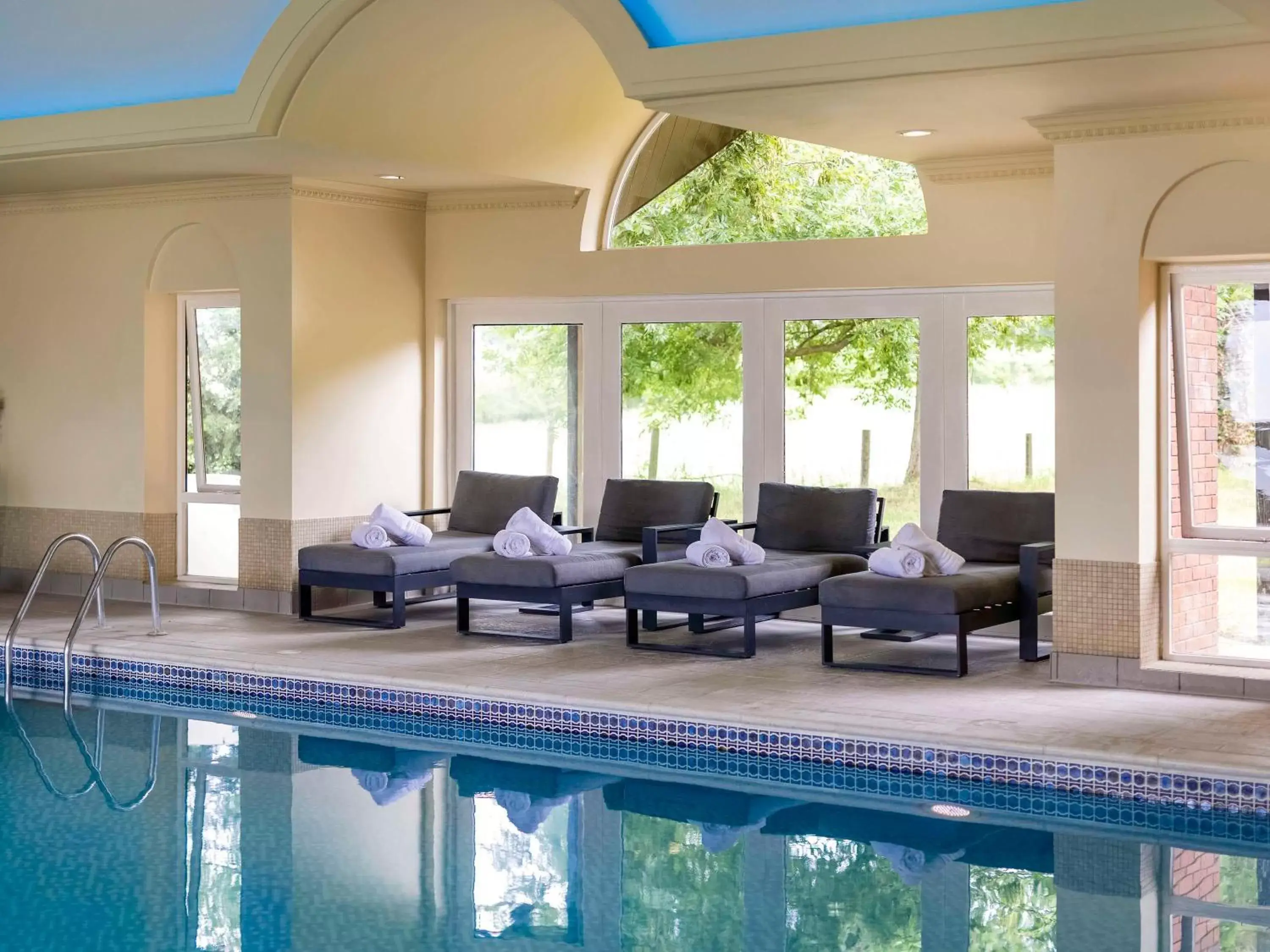 Pool view, Swimming Pool in Mercure Shrewsbury Albrighton Hall Hotel & Spa