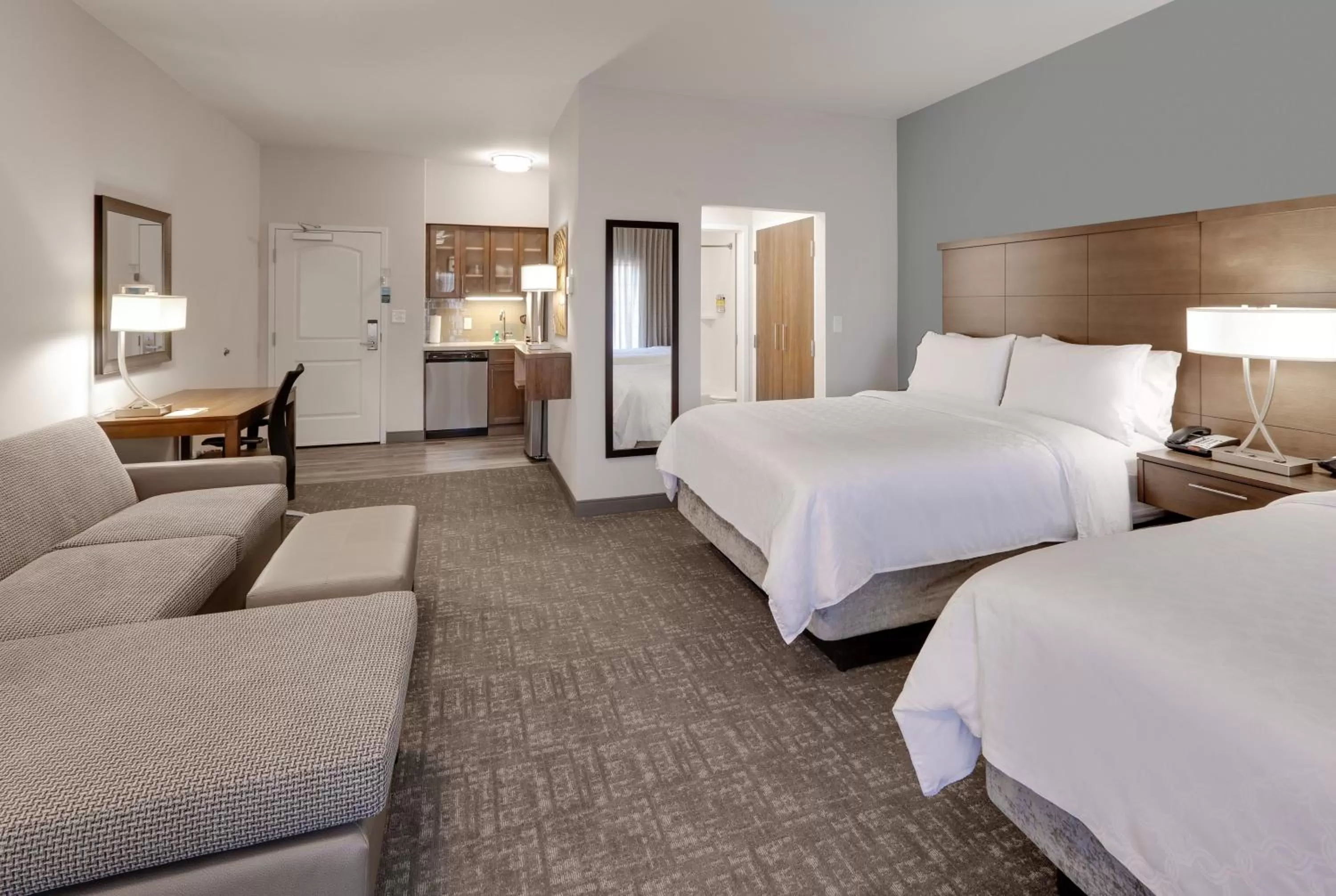 Photo of the whole room, Bed in Staybridge Suites - Oklahoma City - Downtown by IHG