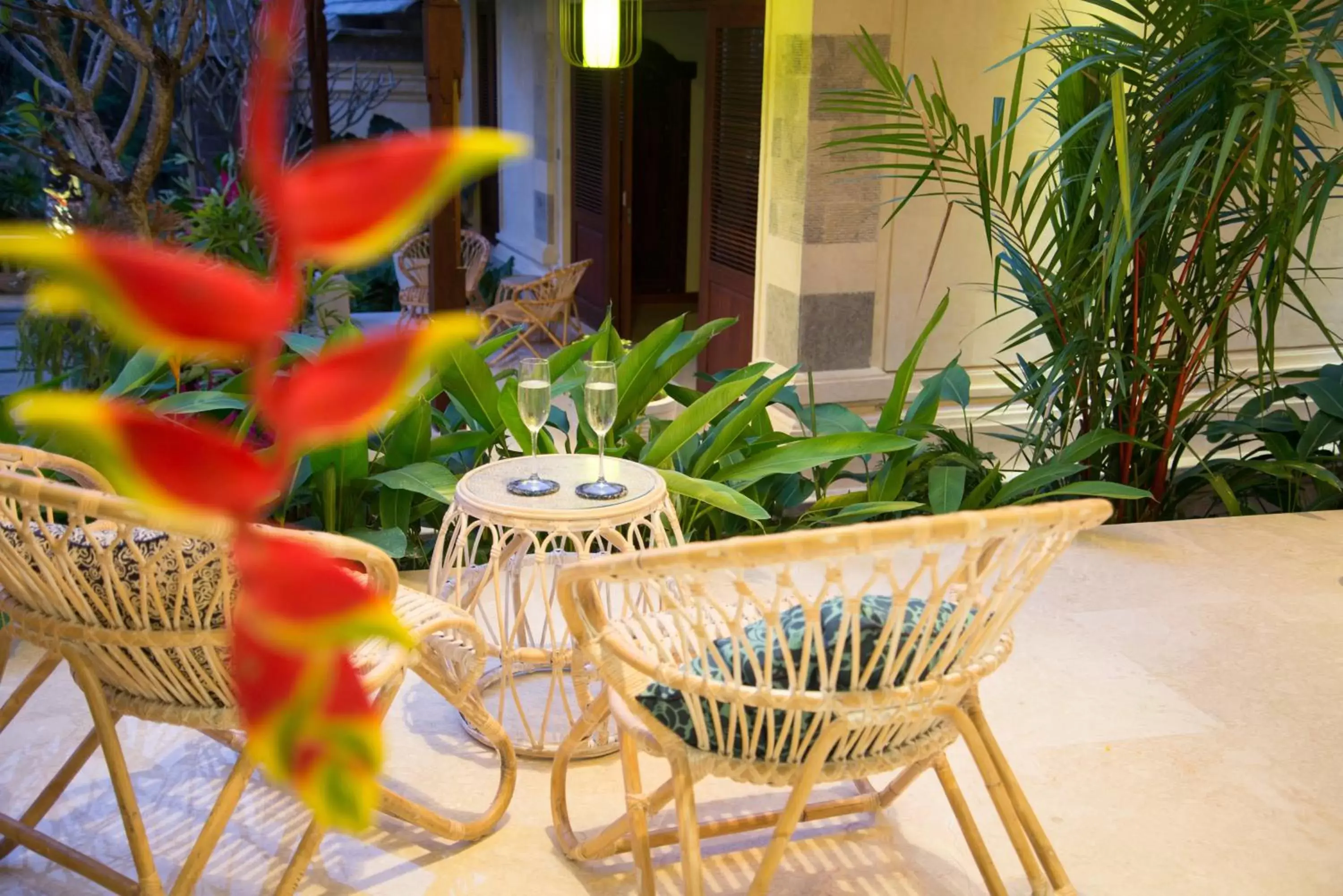 Balcony/Terrace in Kano Sari Ubud Villas