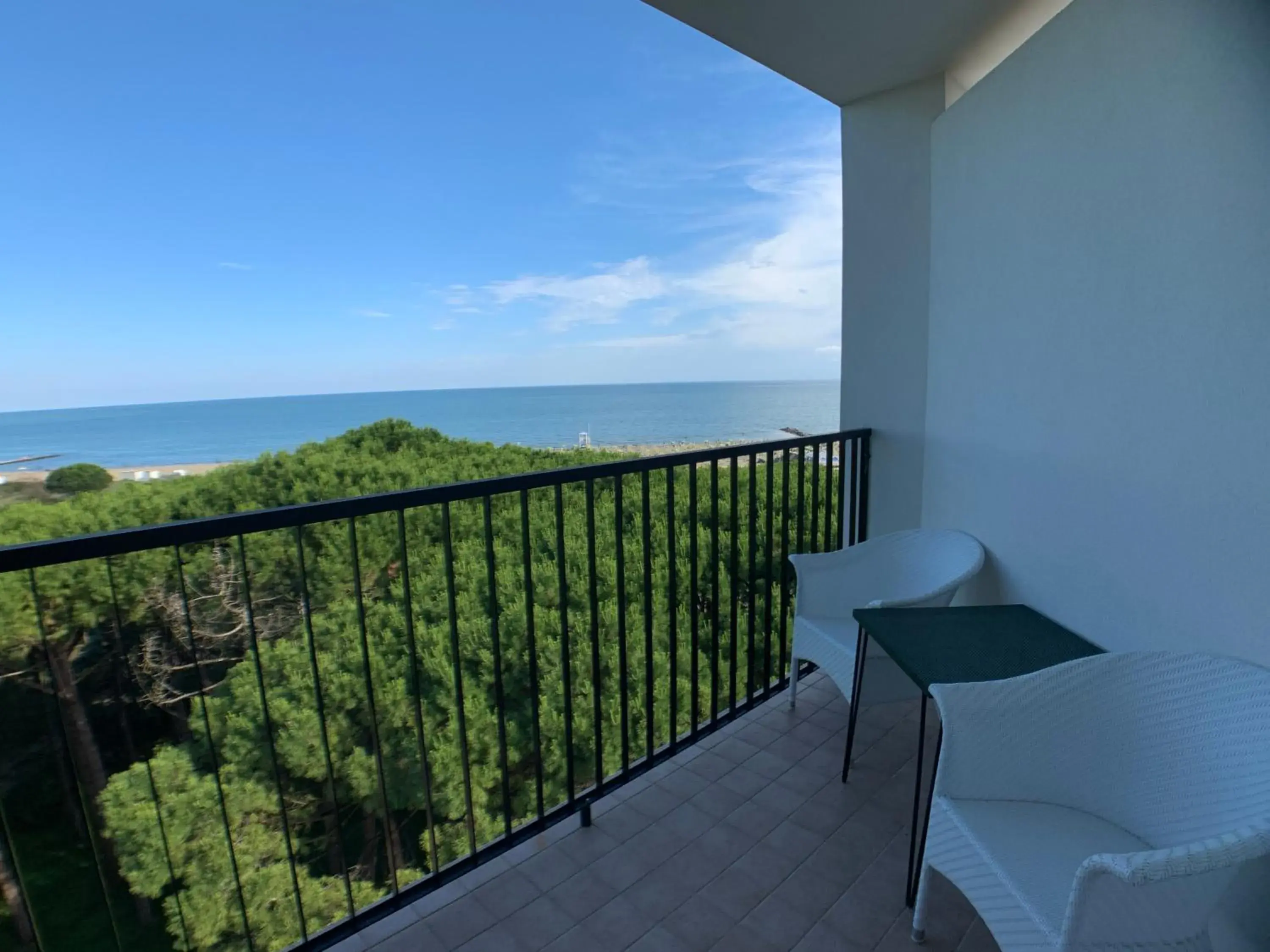 Natural landscape, Balcony/Terrace in Hotel Beau Rivage Pineta