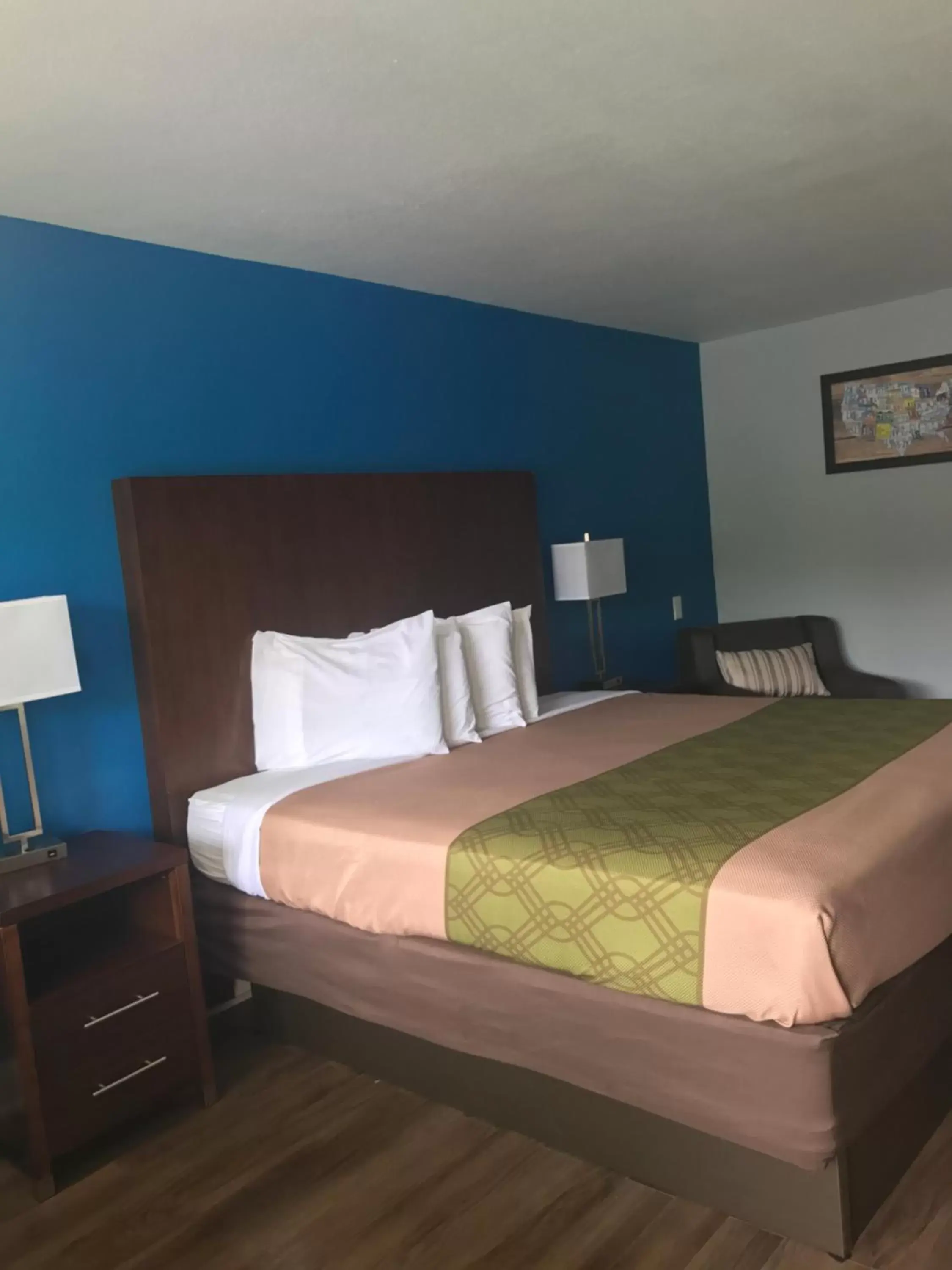 King Room with Hot Tub - Smoking in Econo Lodge Inn & Suites I-64 & Us 13