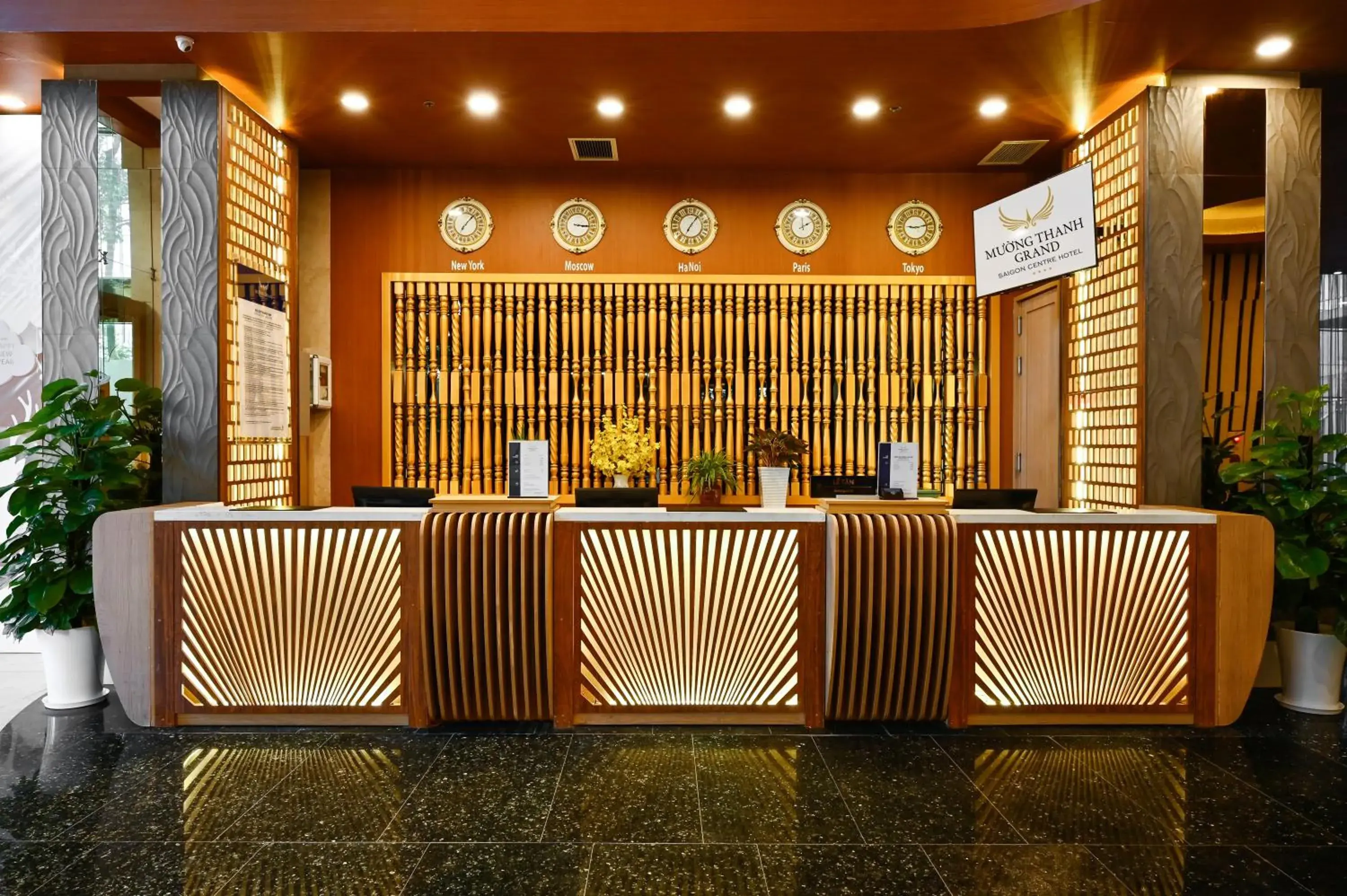 Lobby or reception in Muong Thanh Grand Saigon Centre Hotel Lobby or reception in Muong Thanh Grand Saigon Centre Hotel