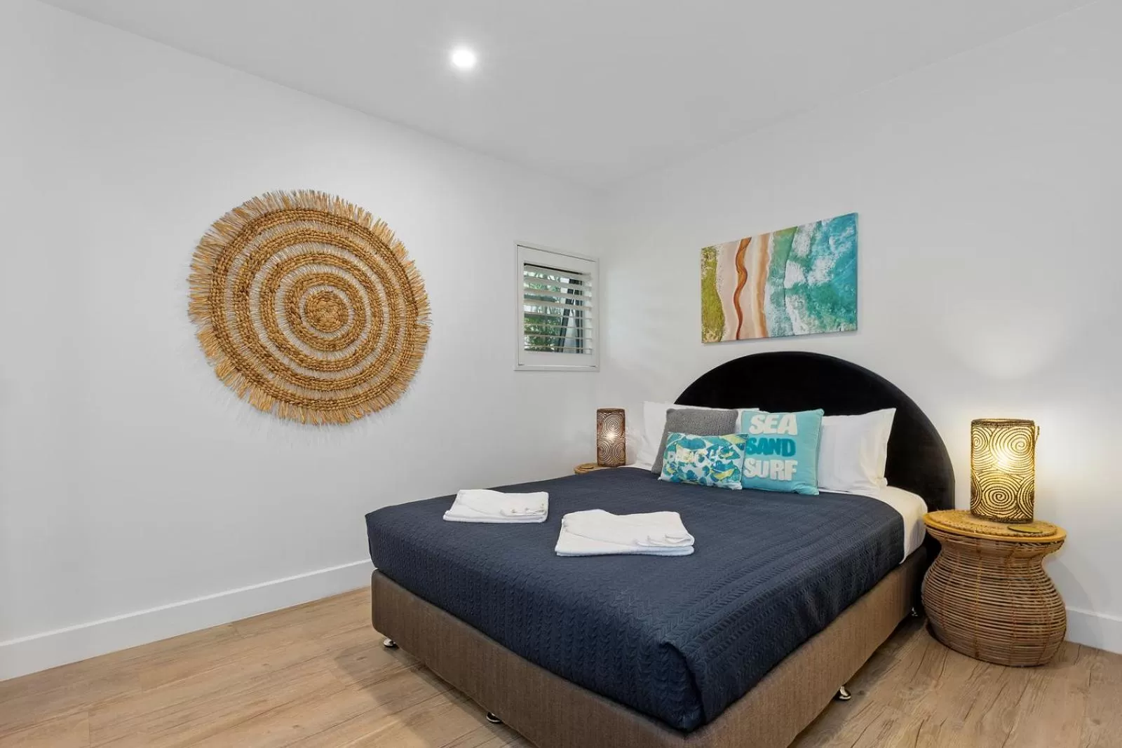 Bedroom, Bed in Cotton Beach Resort - Tweed Coast Holidays ®