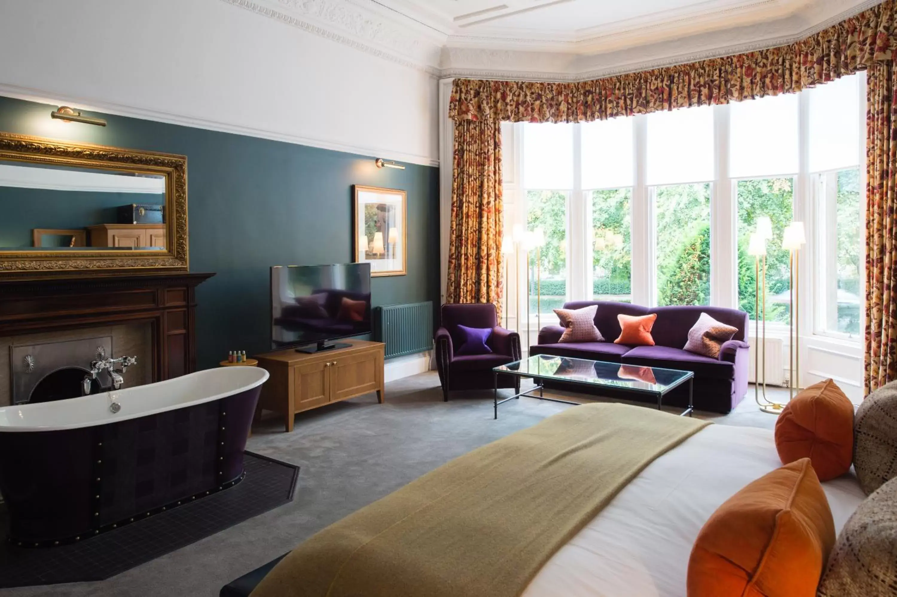 Bedroom, Seating Area in One Devonshire Gardens a Hotel Du Vin