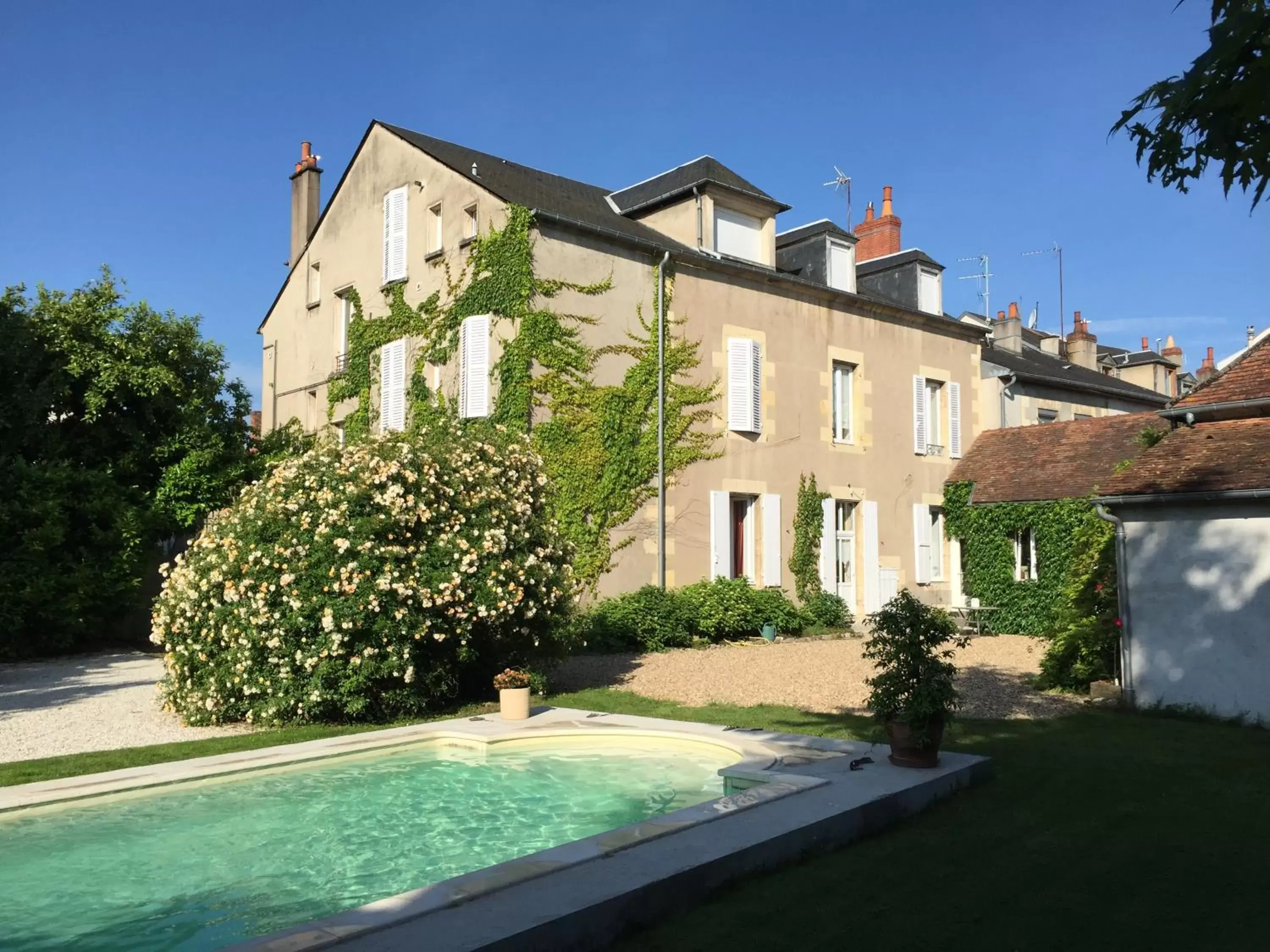 Swimming pool, Property Building in Chambre d'Hôtes des Ducs