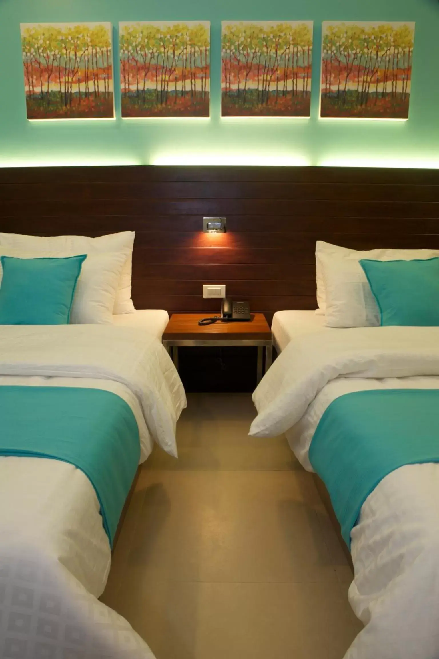 Decorative detail, Bed in Alba Uno Hotel