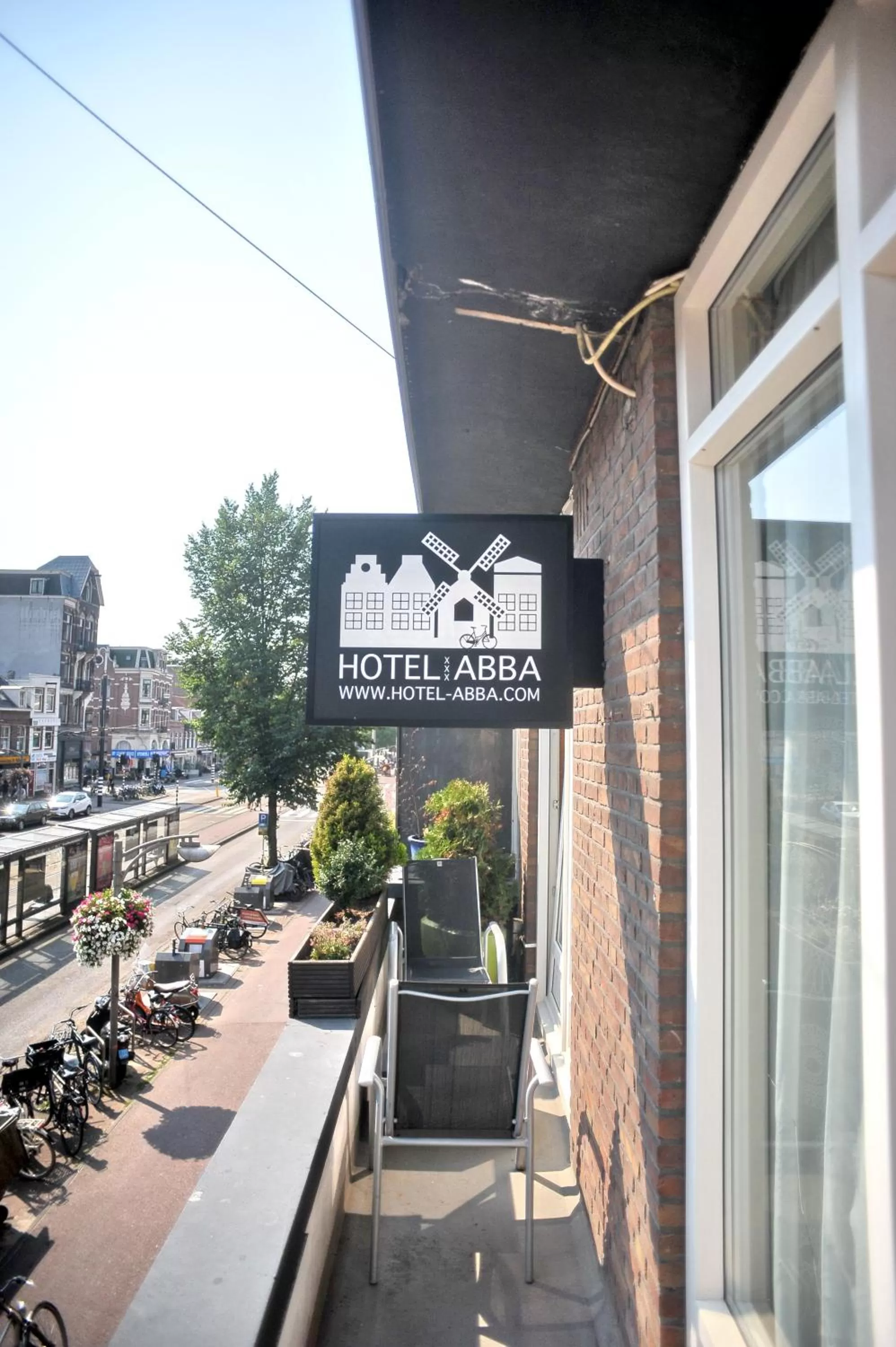 Property logo or sign in Hotel Abba