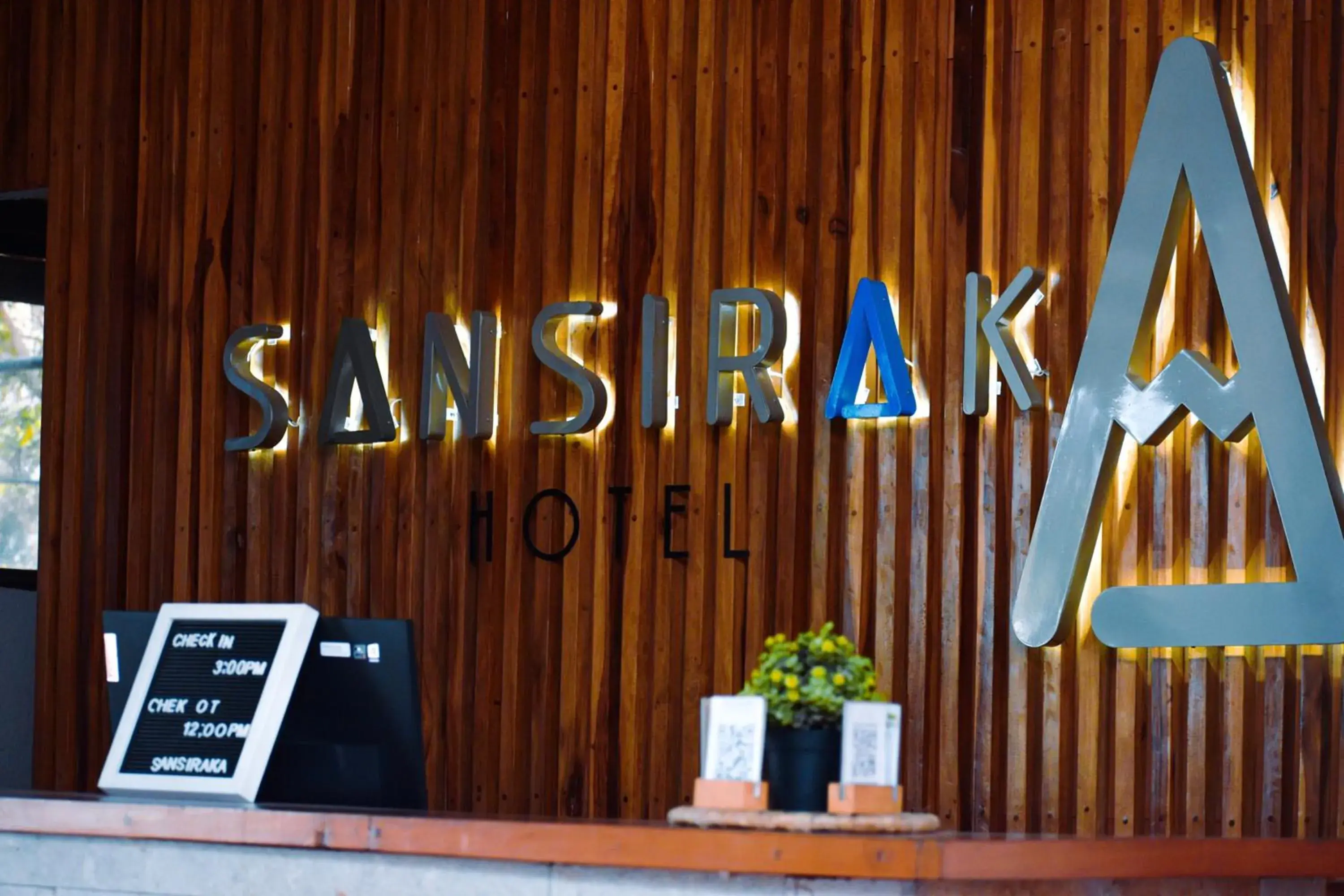 Property logo or sign in Hotel Sansiraka