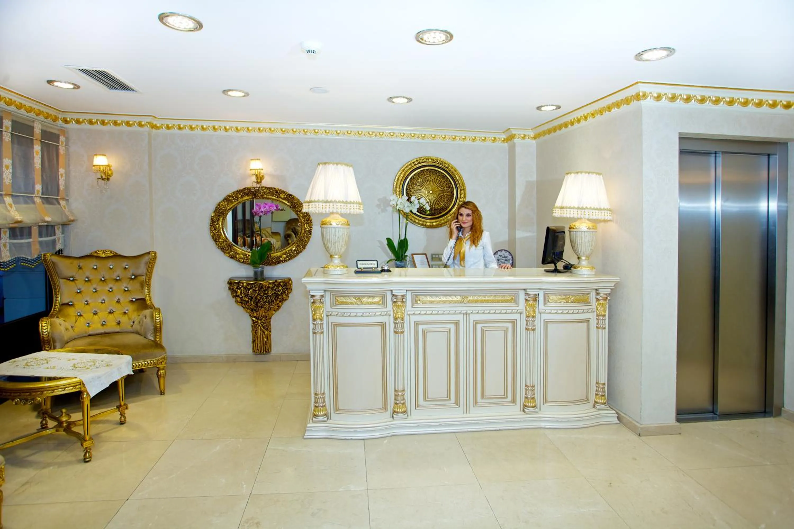 Lobby or reception in White House Hotel Istanbul