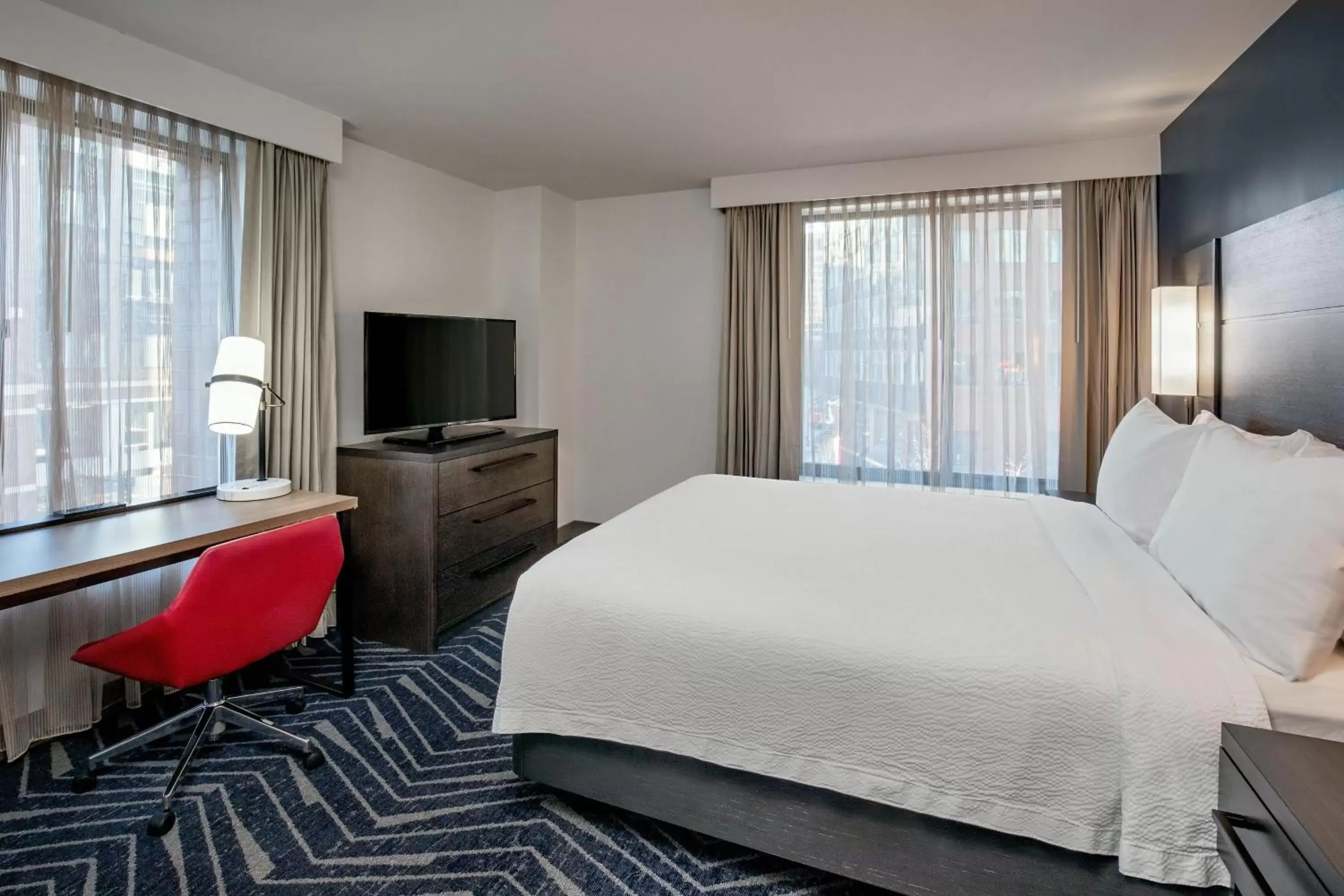 Bedroom, Bed in Residence Inn by Marriott Boston Cambridge