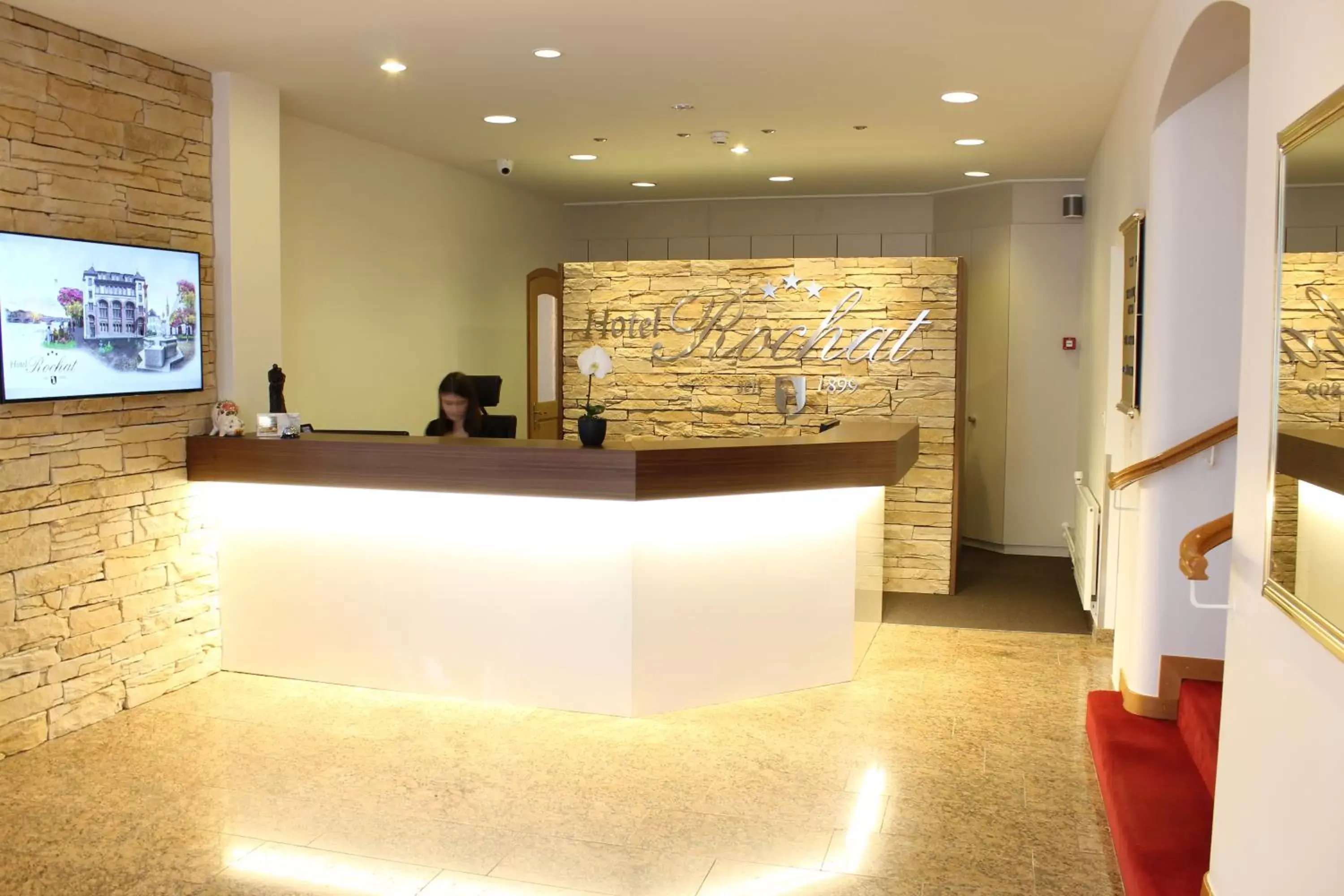 Lobby or reception in Hotel Rochat