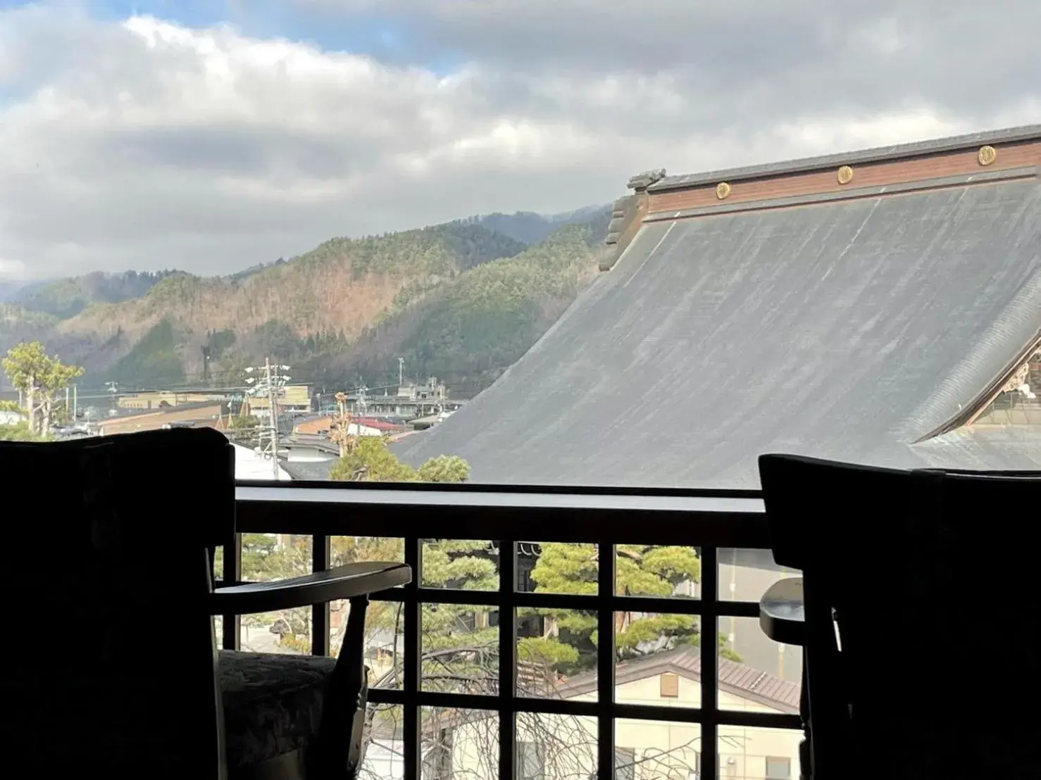 View (from property/room), Mountain View in Ryokan Yatsusankan