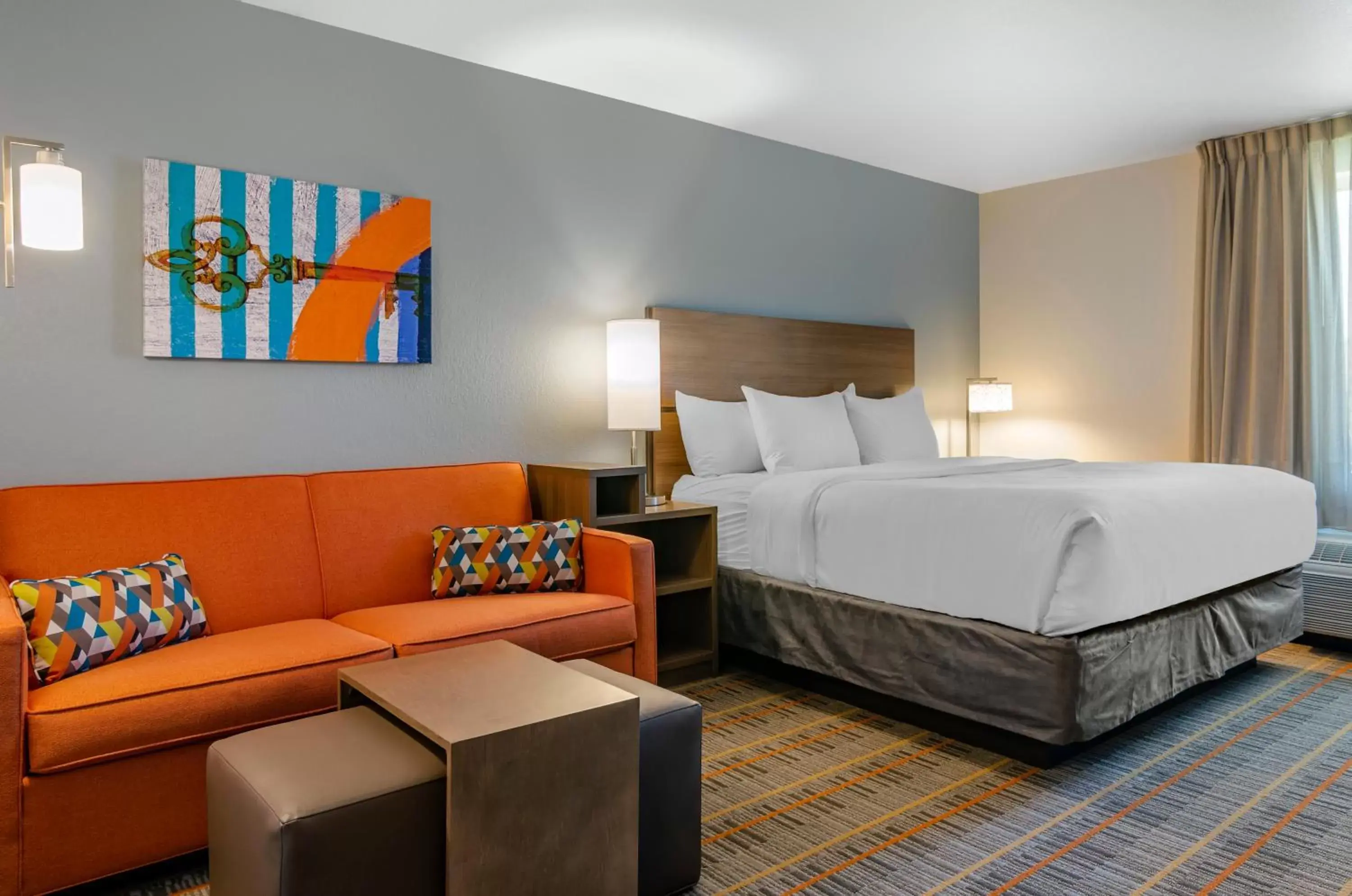 Bed in MainStay Suites Great Falls Airport Bed in MainStay Suites Great Falls Airport