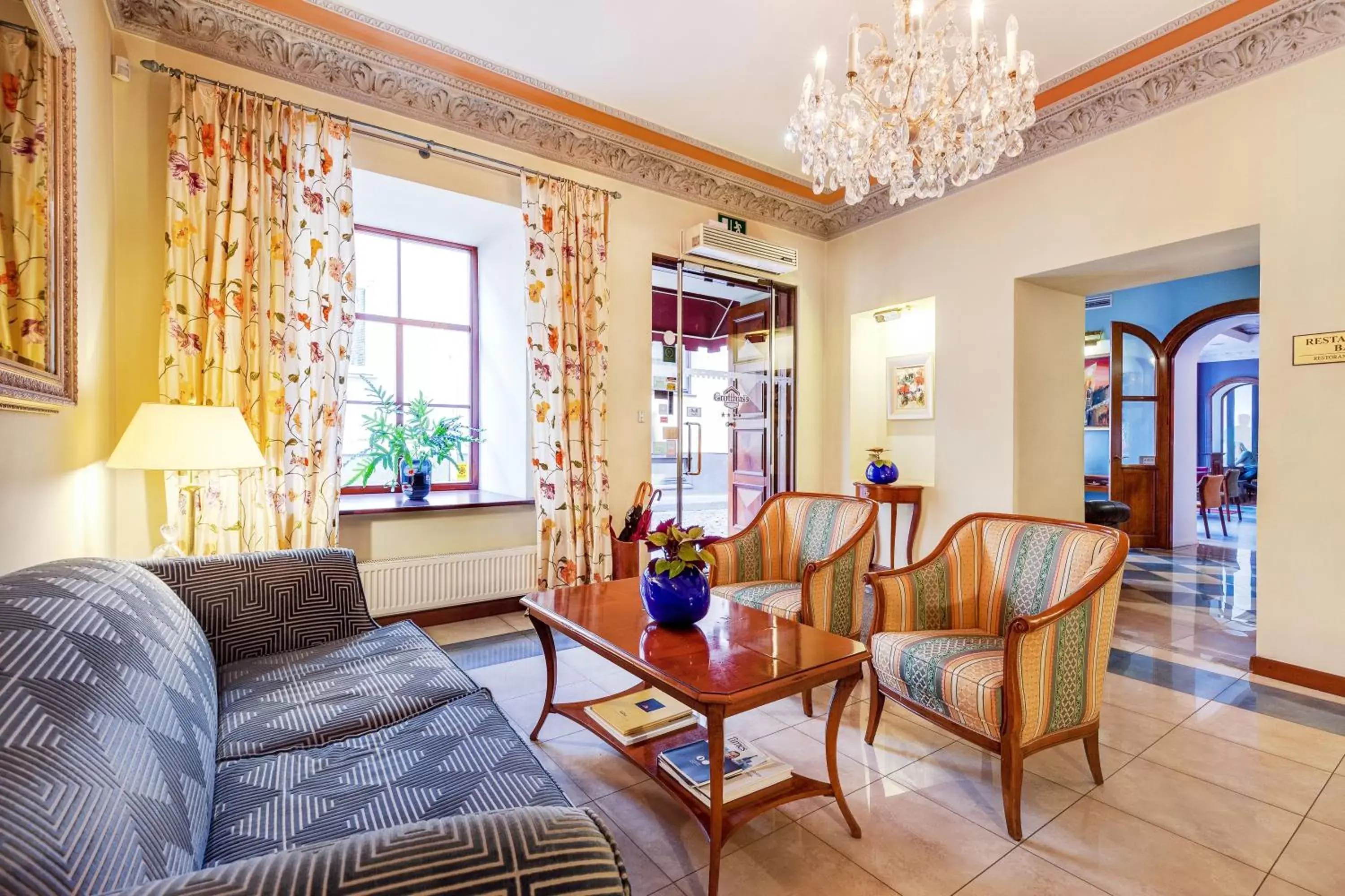 Lobby or reception in Grotthuss Boutique Hotel Vilnius