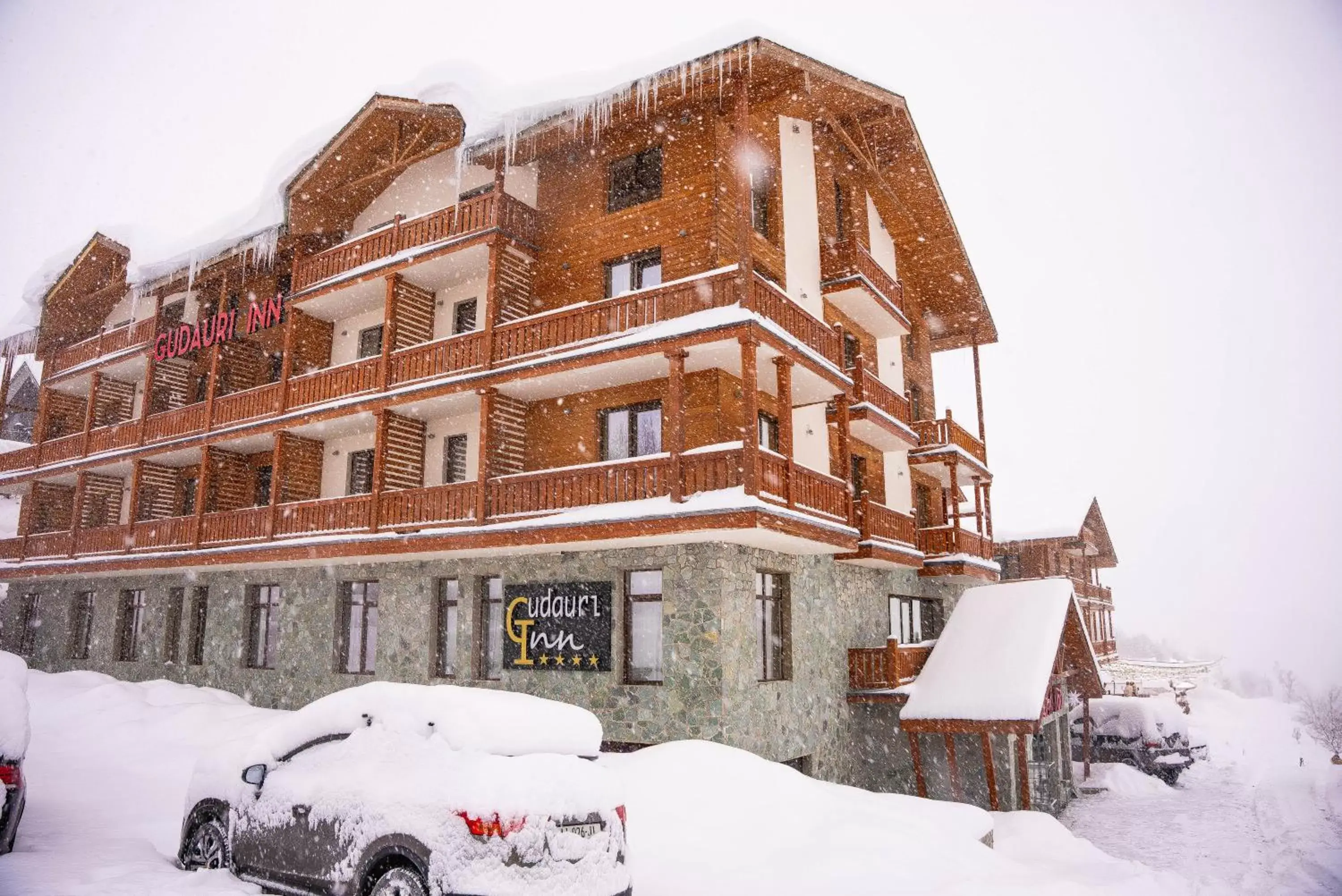 Property building, Winter in Gudauri Inn