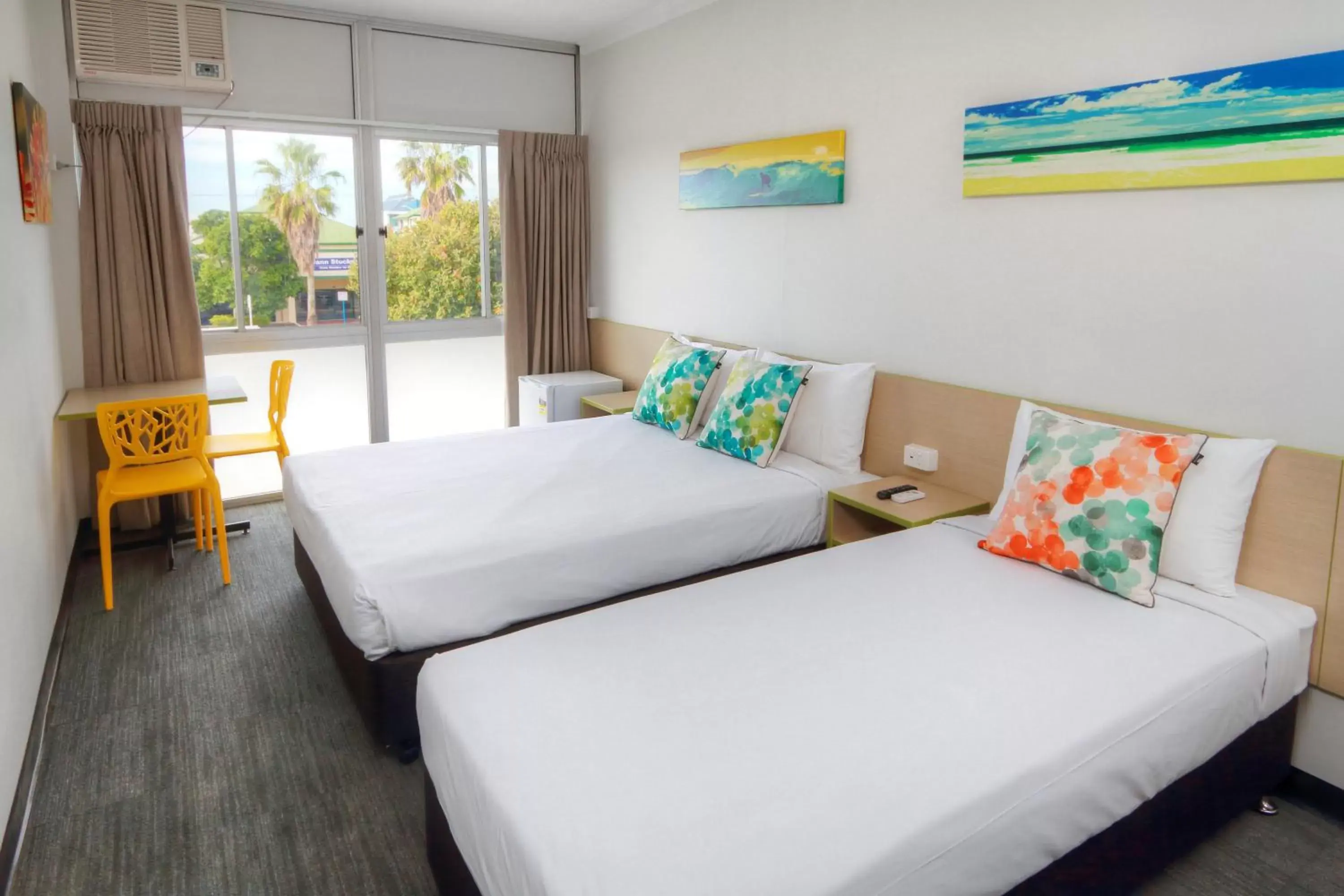Bed in Palm Beach Hotel