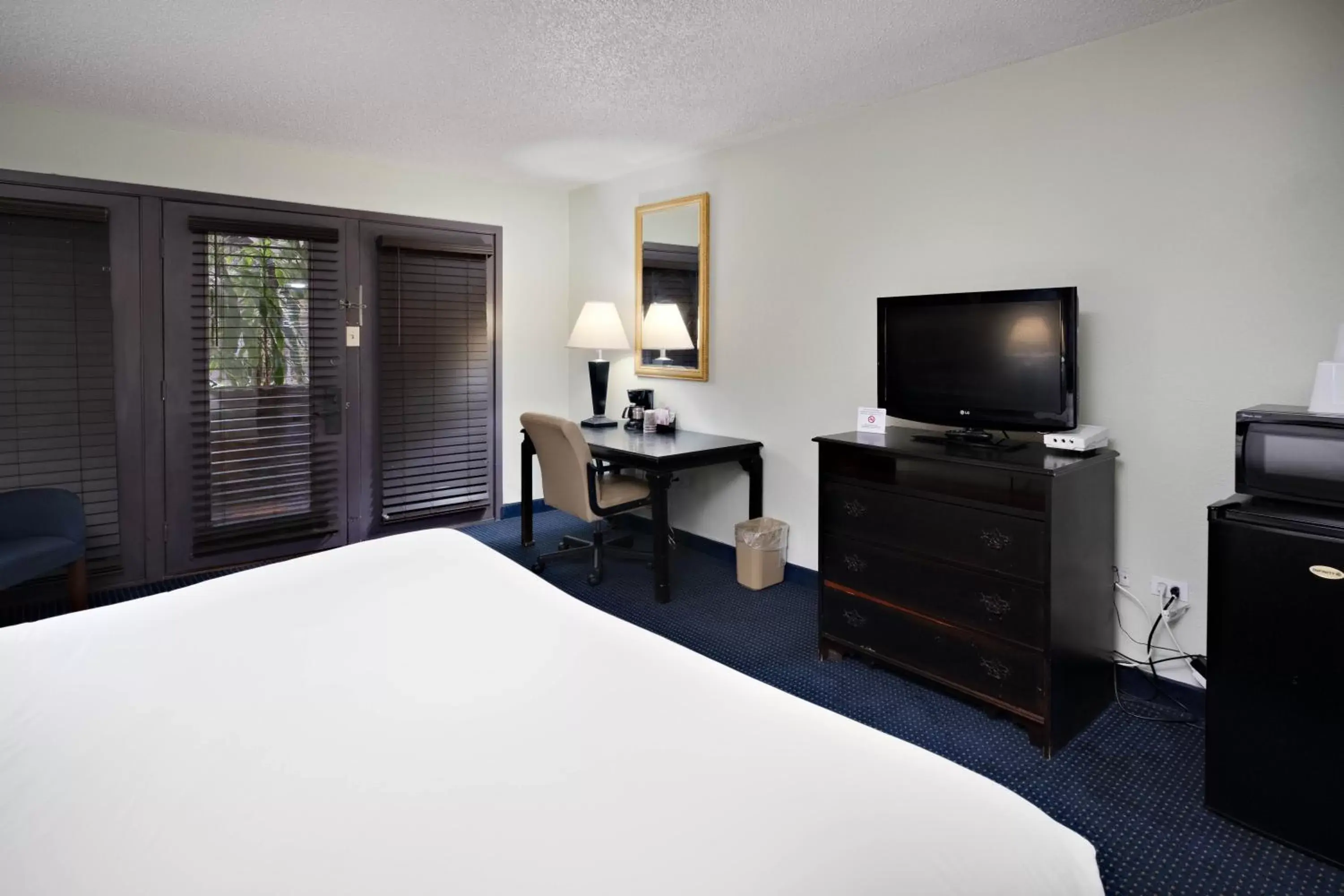 Bed, TV/Entertainment Center in Cactus Cove Inn and Suites