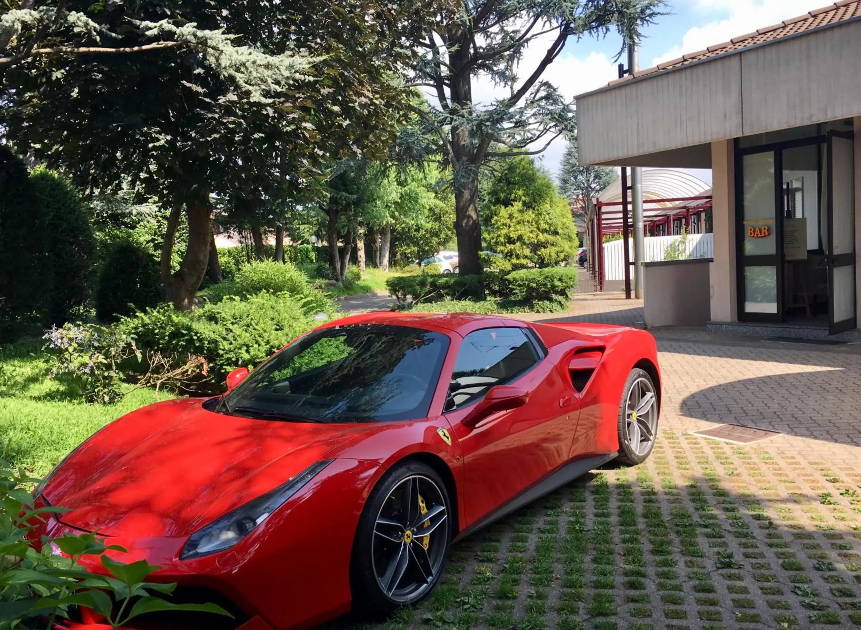 Garden in Airport Hotel Malpensa