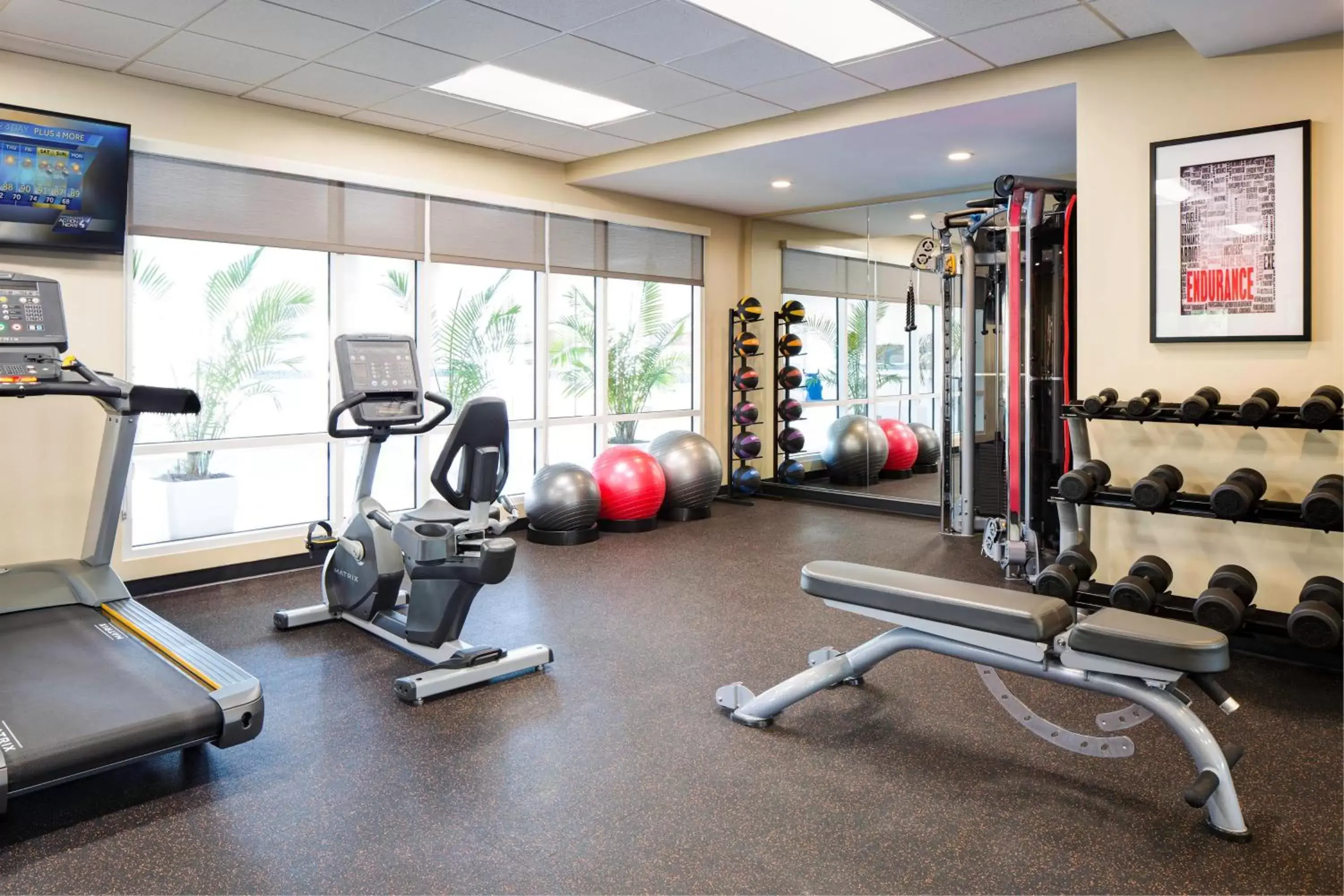 Fitness centre/facilities, Fitness Center/Facilities in TownePlace Suites by Marriott Pittsburgh Harmarville