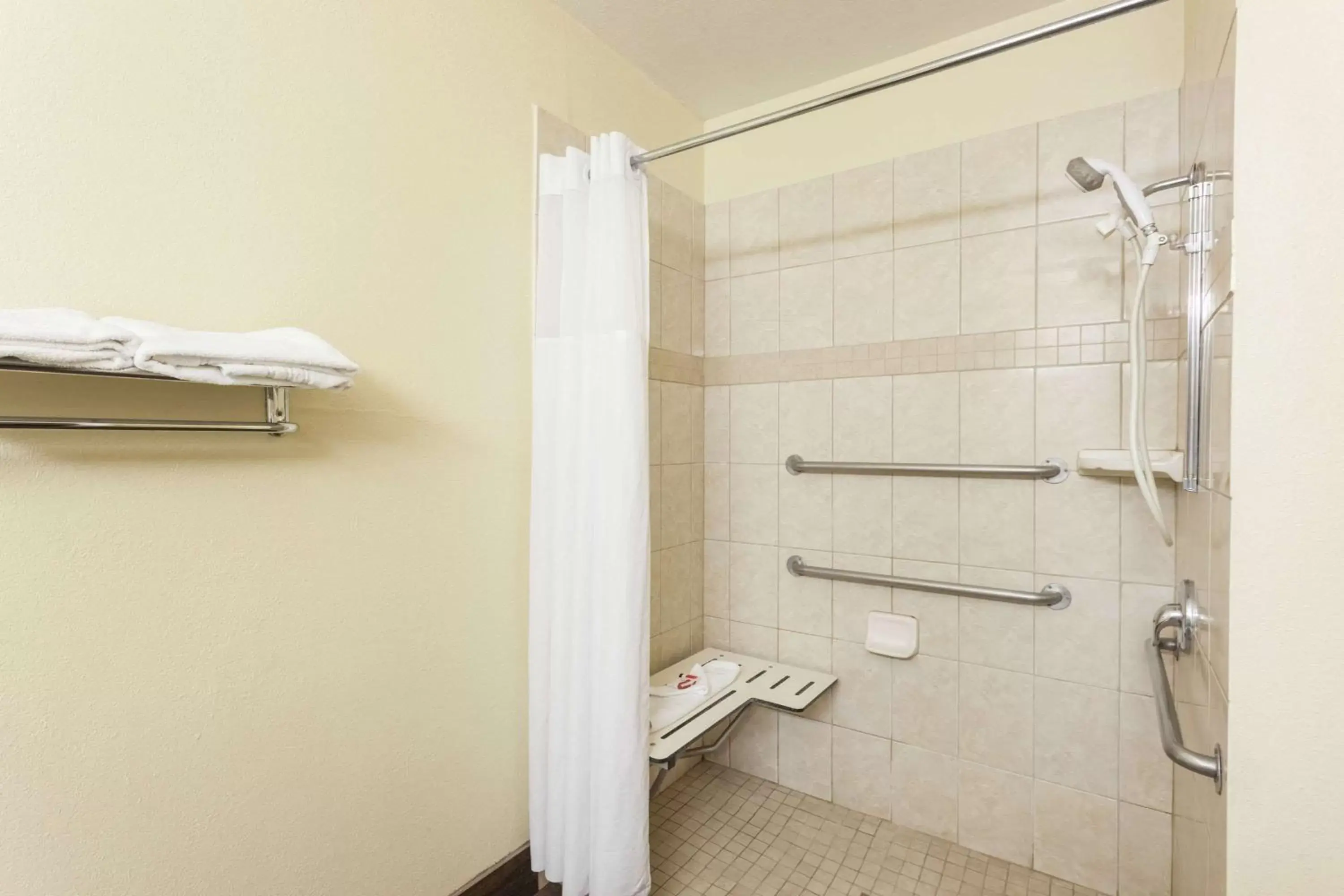 Shower, Bathroom in Super 8 by Wyndham Bakersfield South CA