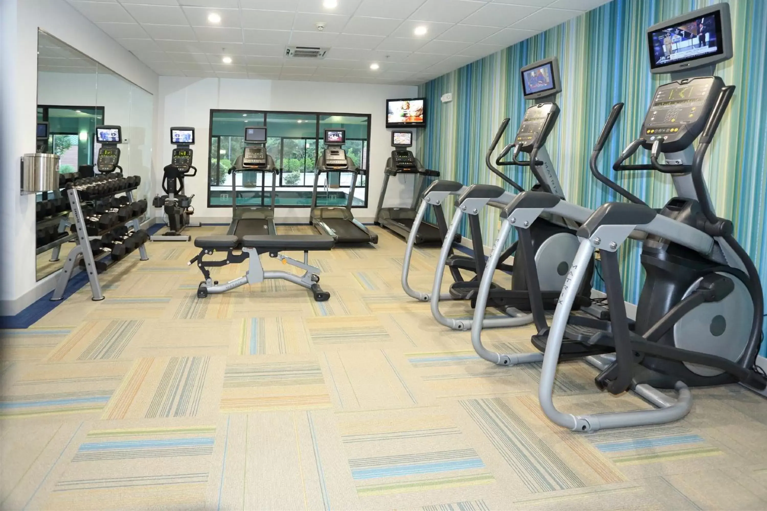 Fitness centre/facilities, Fitness Center/Facilities in Holiday Inn Express & Suites Newport News, an IHG Hotel