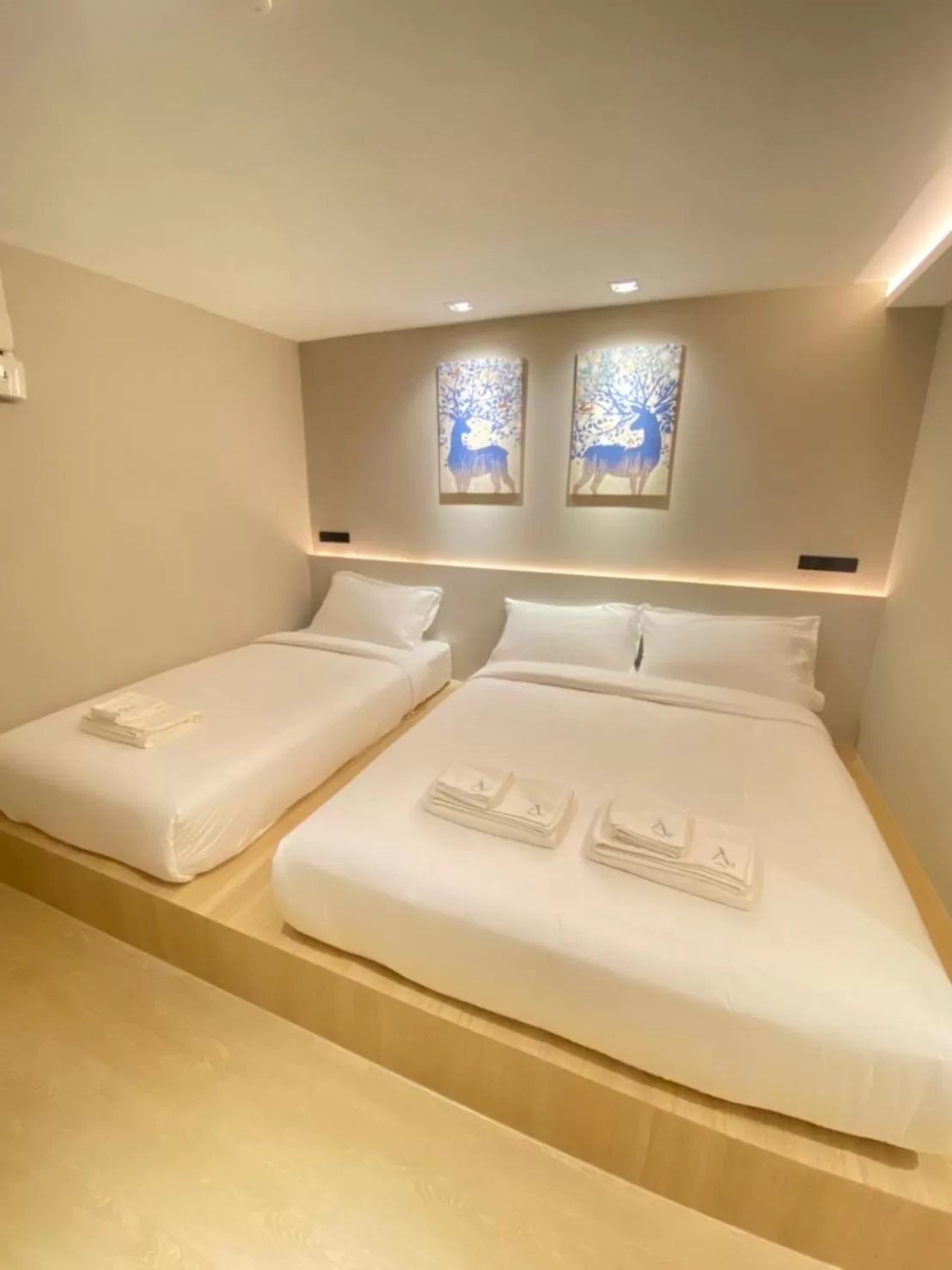 Bed in Ascella Bangkok Hotel