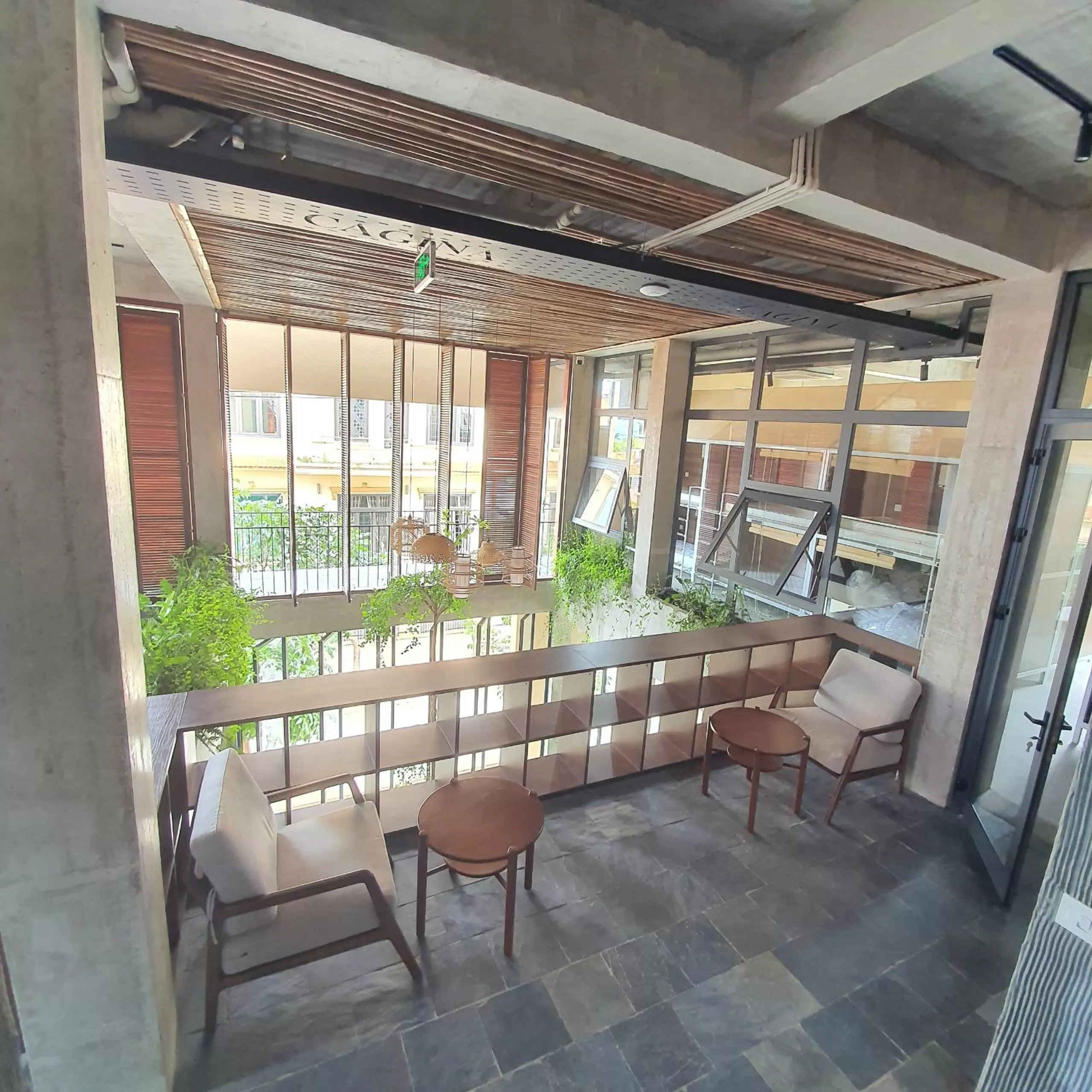 Patio in Cagina Boutique Hostel