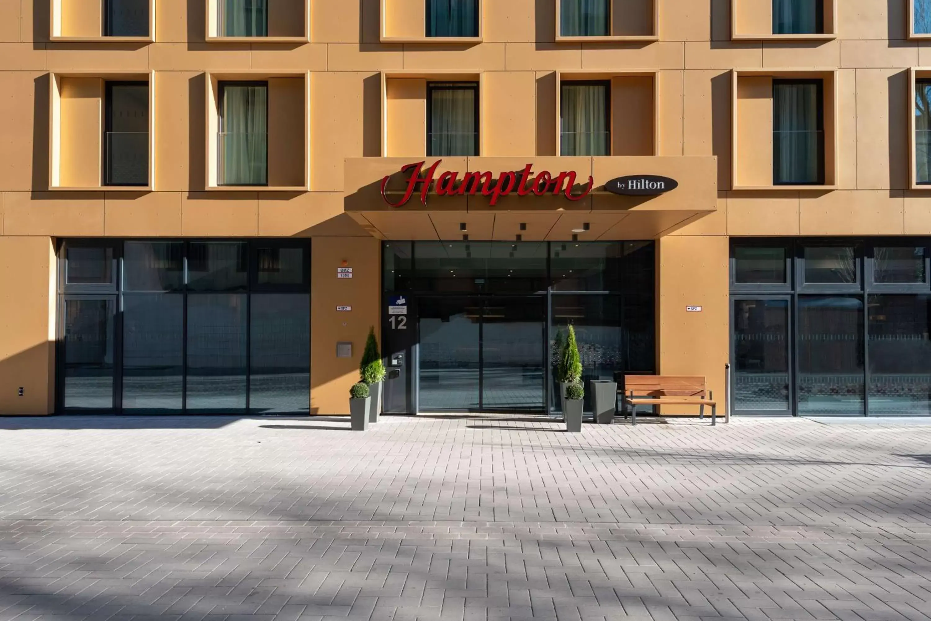 Property building in Hampton by Hilton Düsseldorf City Centre