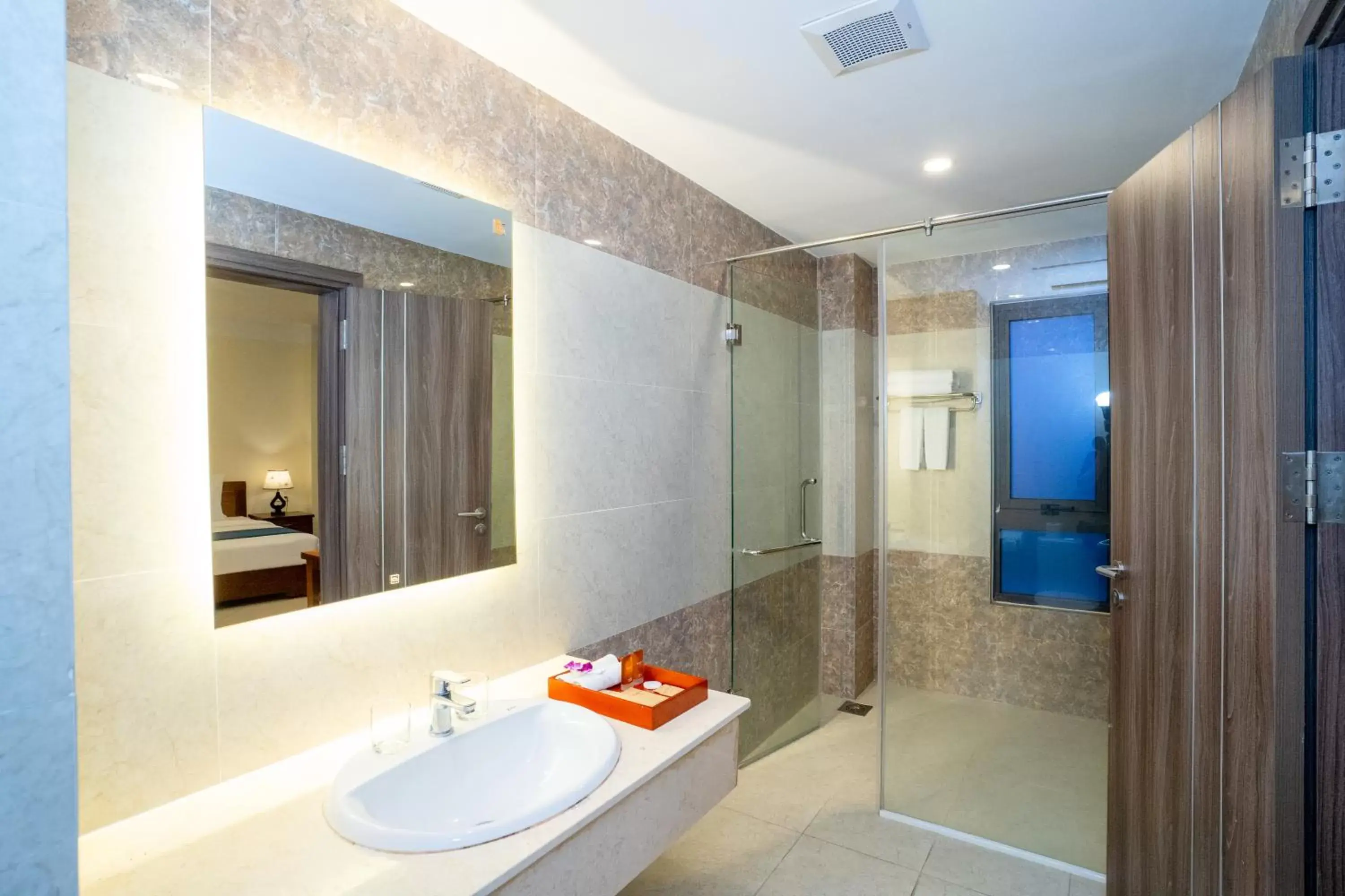 Shower, Bathroom in Navy Hotel Cam Ranh