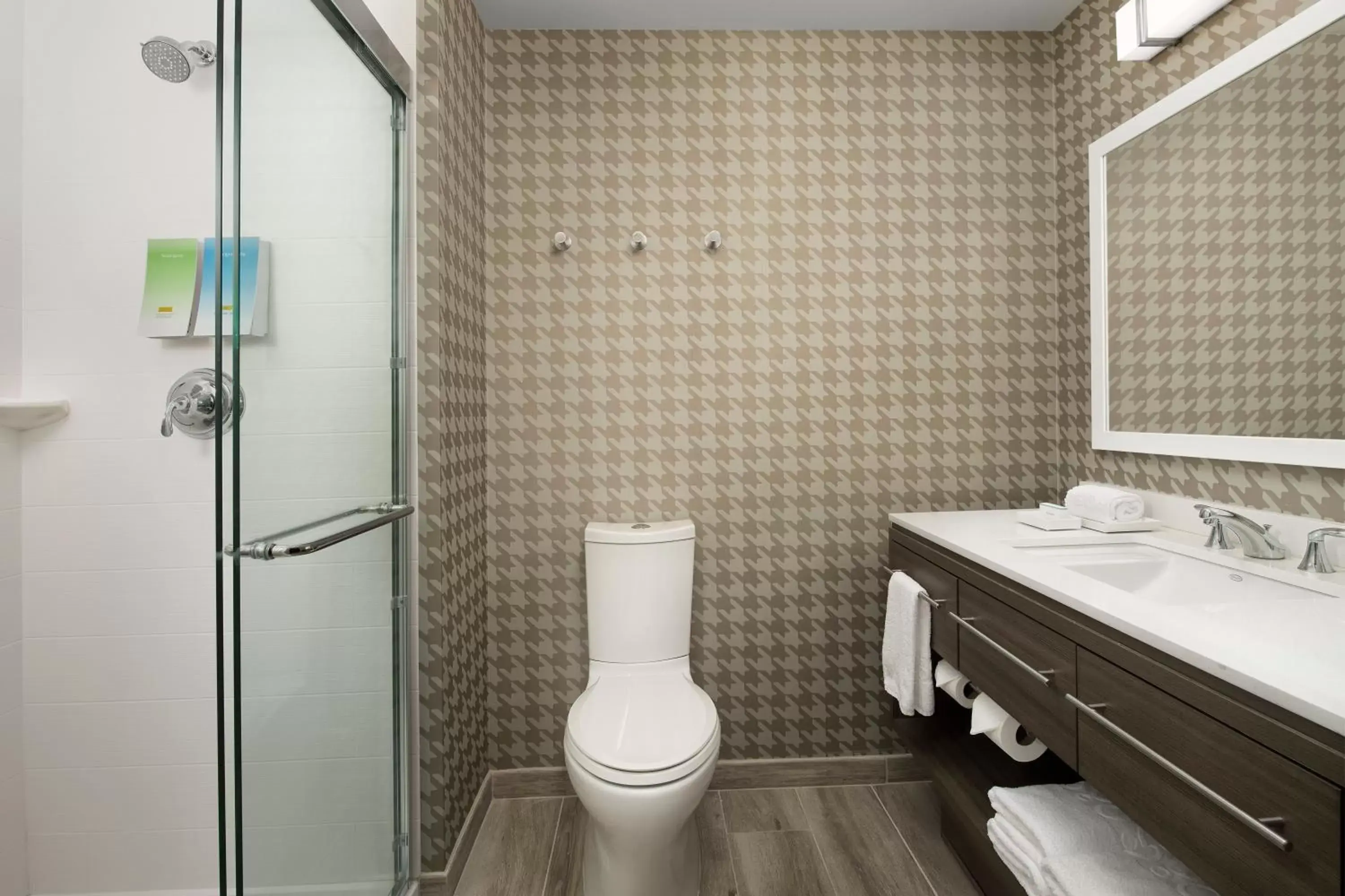 Shower, Bathroom in Home2 Suites By Hilton Miami Doral West Airport, Fl