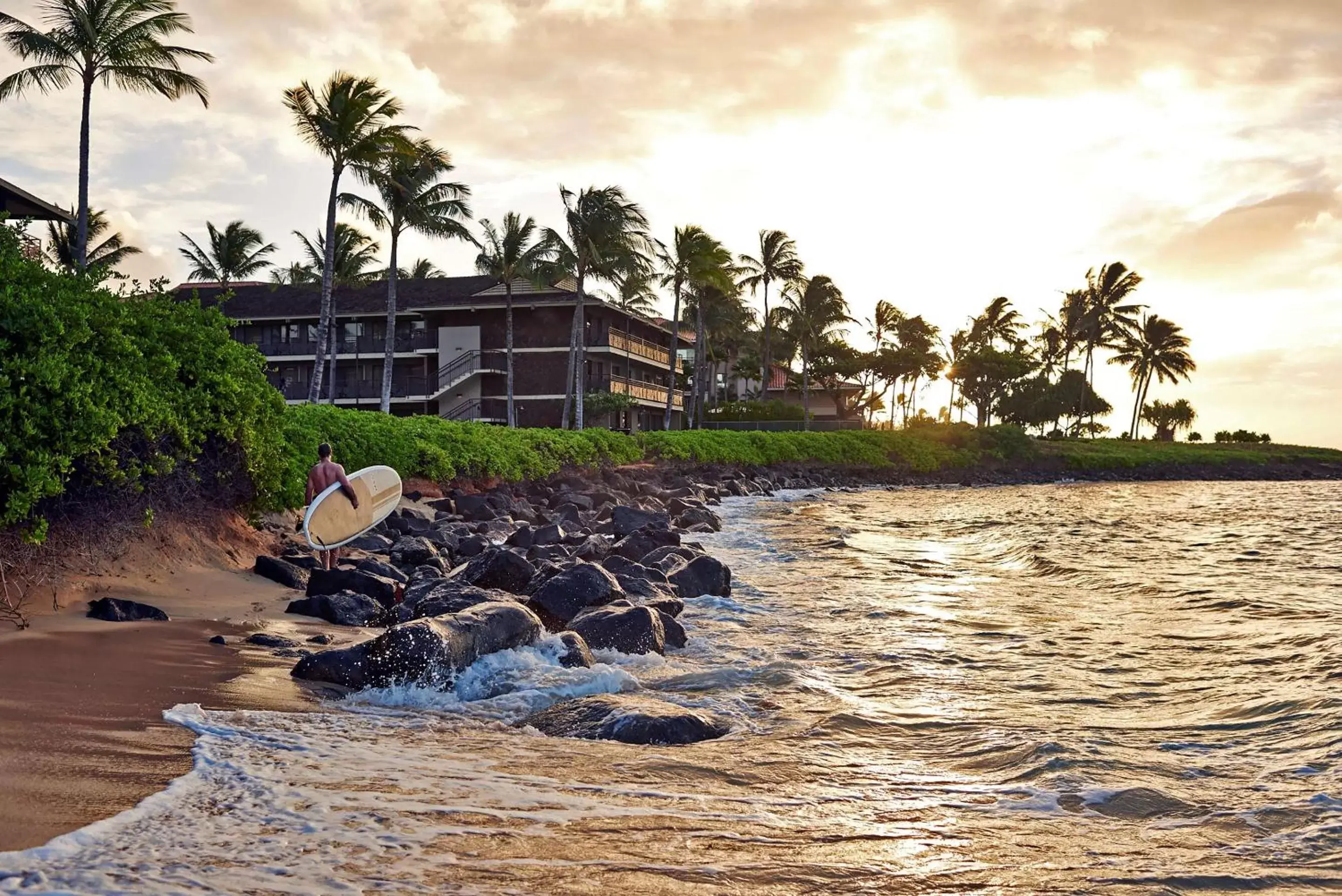 Beach in Koa Kea Resort on Poipu Beach