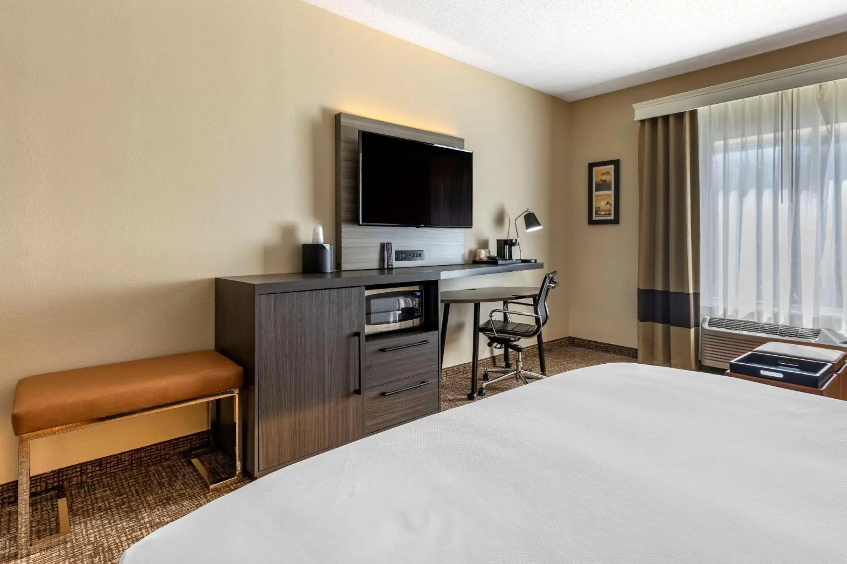 Photo of the whole room, Bed in Comfort Inn & Suites North Dallas-Addison