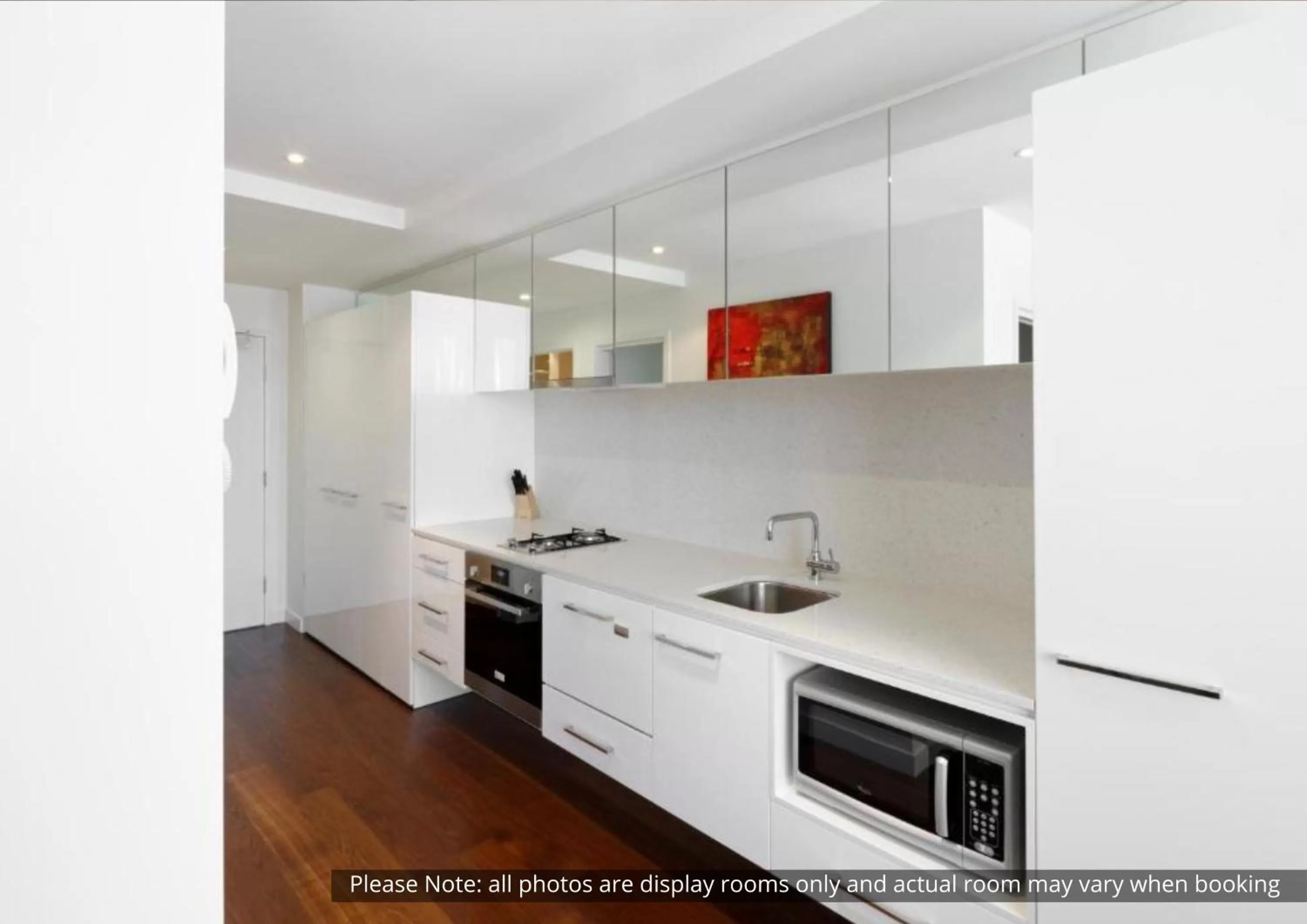 Kitchen or kitchenette in The Sebel Residences Melbourne Docklands Serviced Apartments