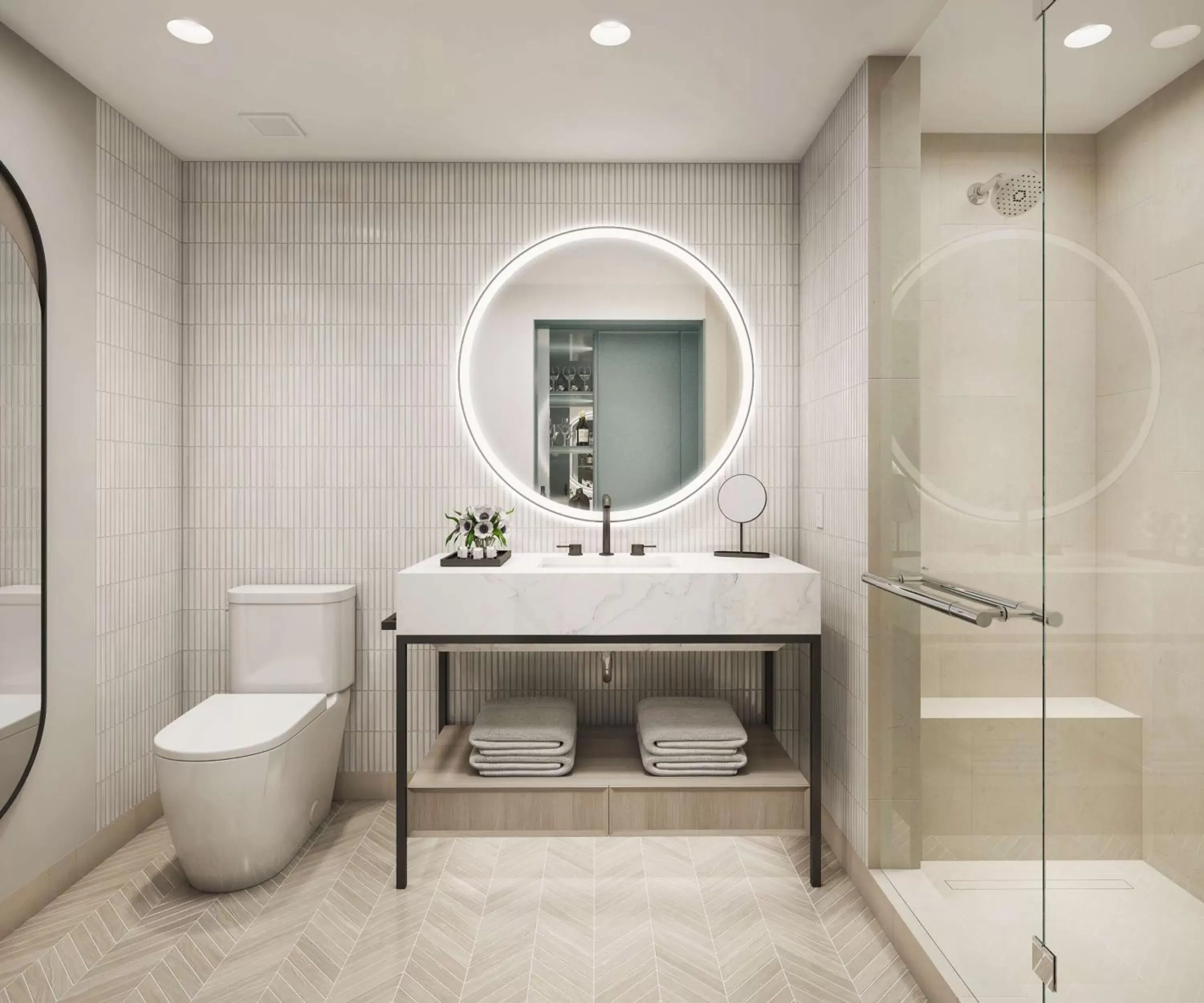 Bathroom in The Morrow Washington Dc, Curio Collection By Hilton Bathroom in The Morrow Washington Dc, Curio Collection By Hilton