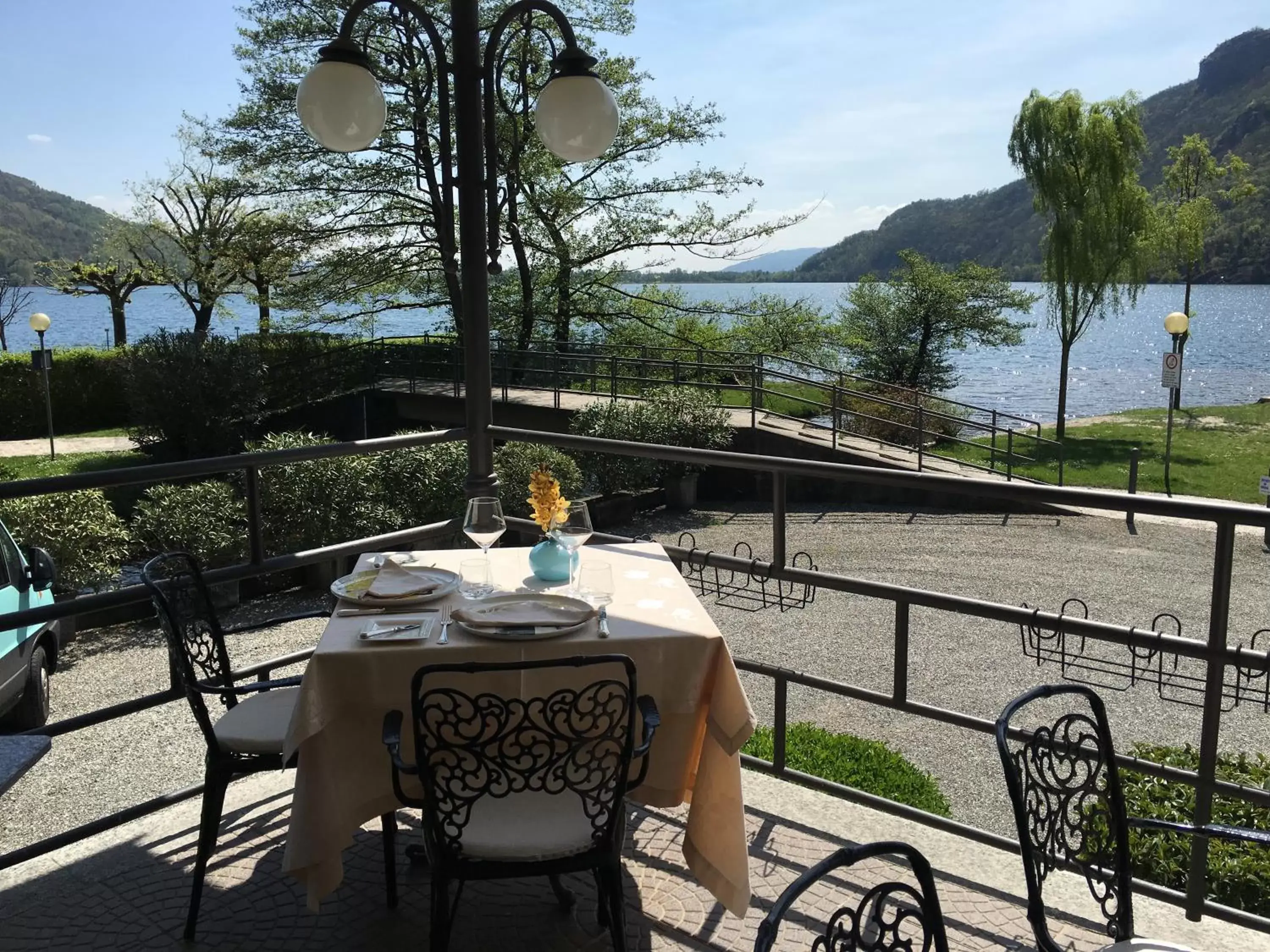 Balcony/Terrace in Hotel Ristorante La Quartina