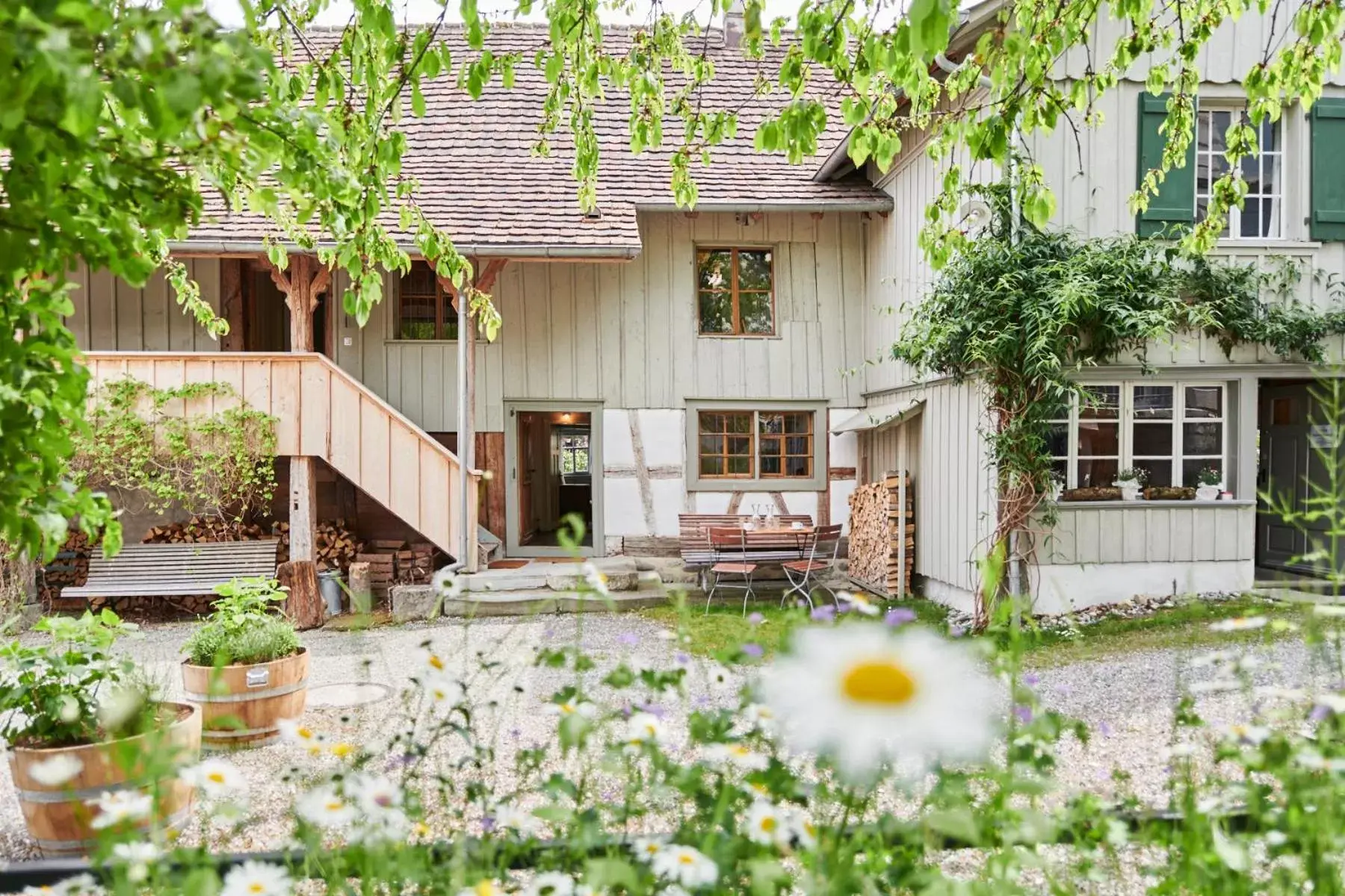 Garden view, Property Building in Fischerhäuser Romanshorn