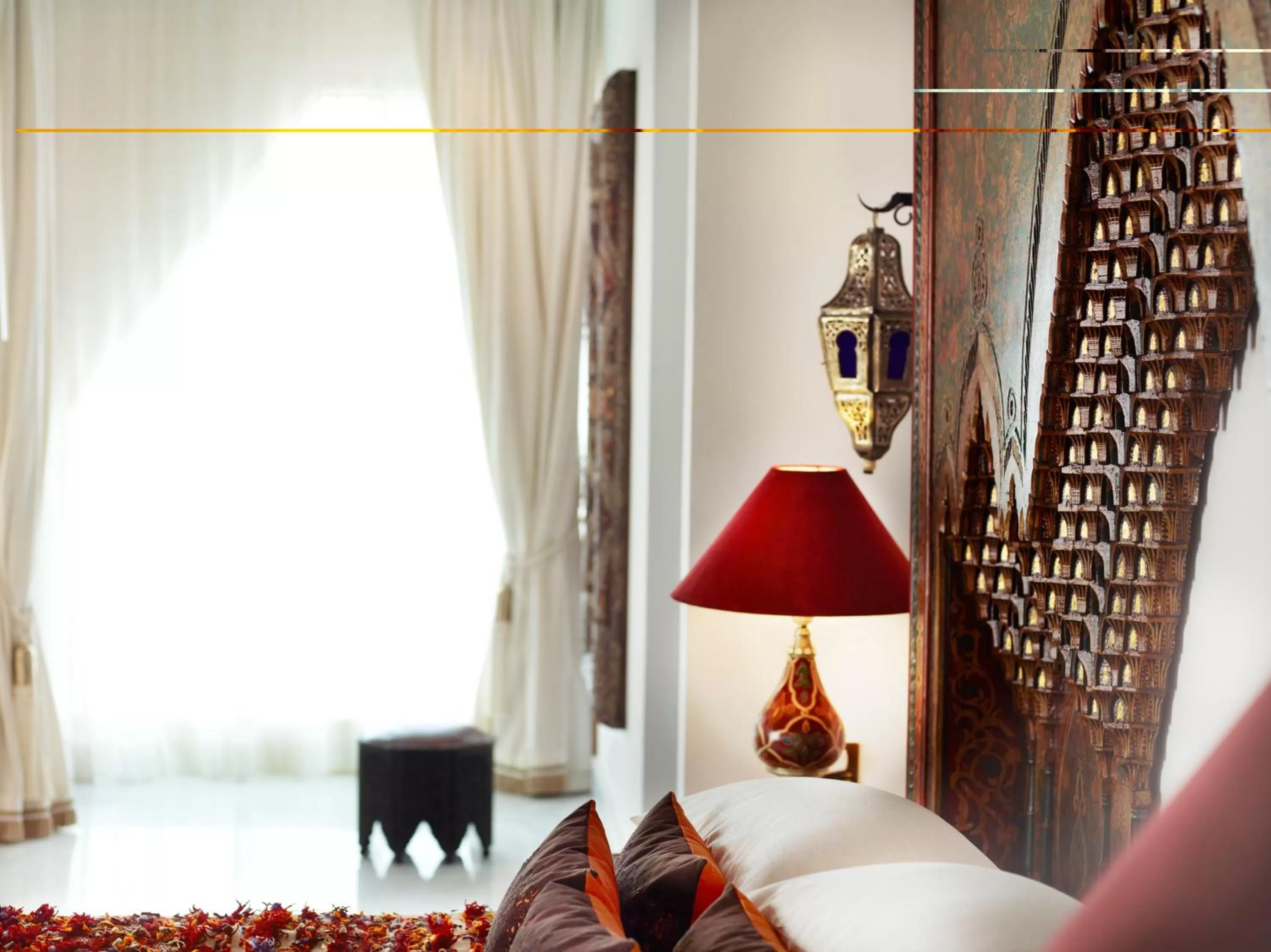 Decorative detail in Raffles Dubai