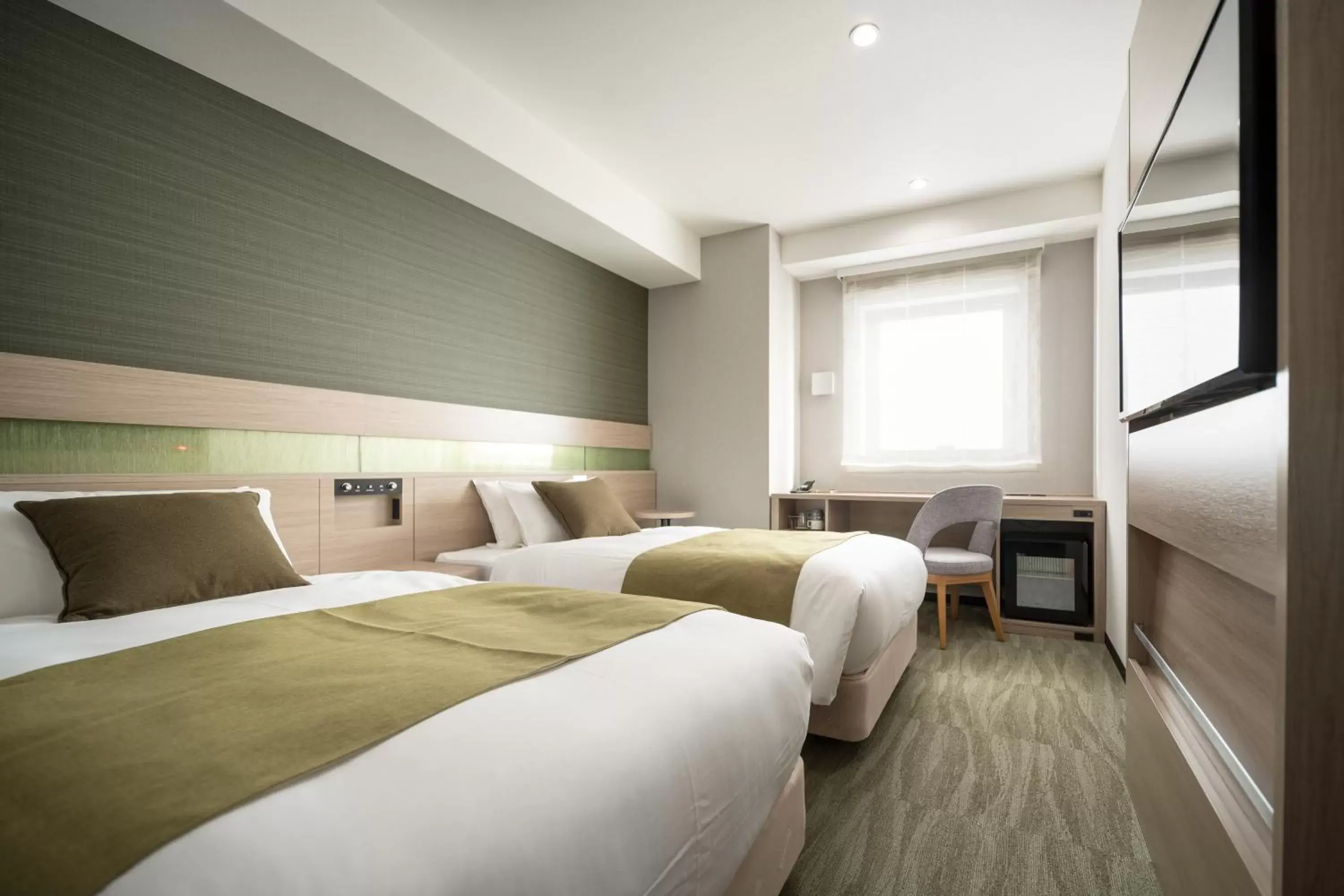 Photo of the whole room, Bed in Nest Hotel Hakata Station