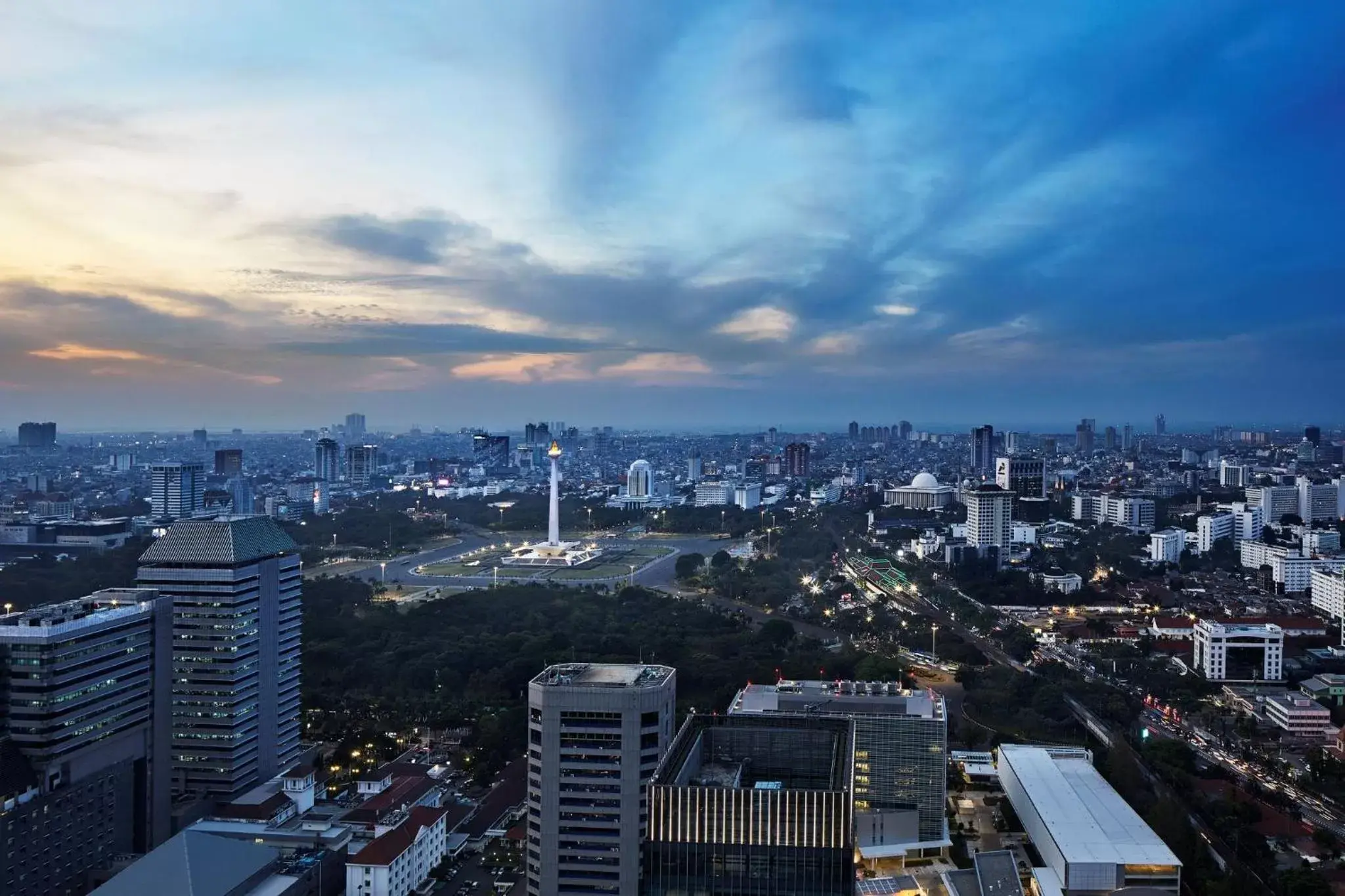 Landmark view, Bird's-eye View in Park Hyatt Jakarta